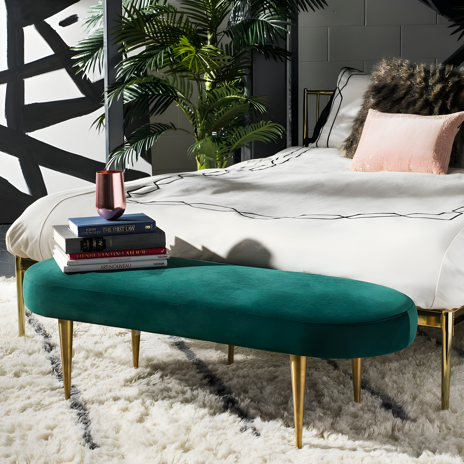 Jalinqua Upholstered Bench