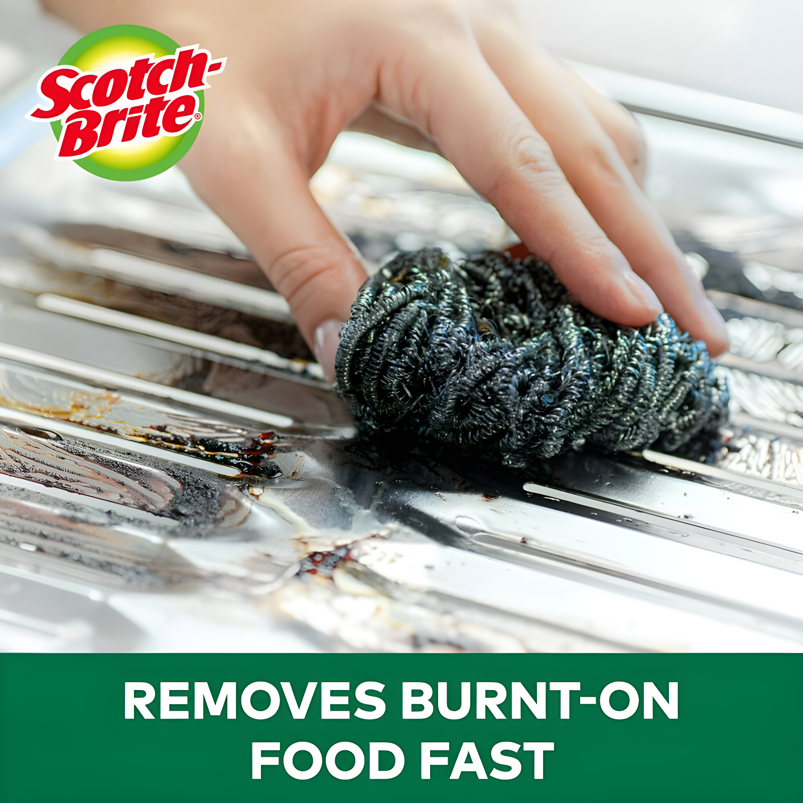 Scotch-Brite Stainless Steel Scrubbing Pads - 3ct