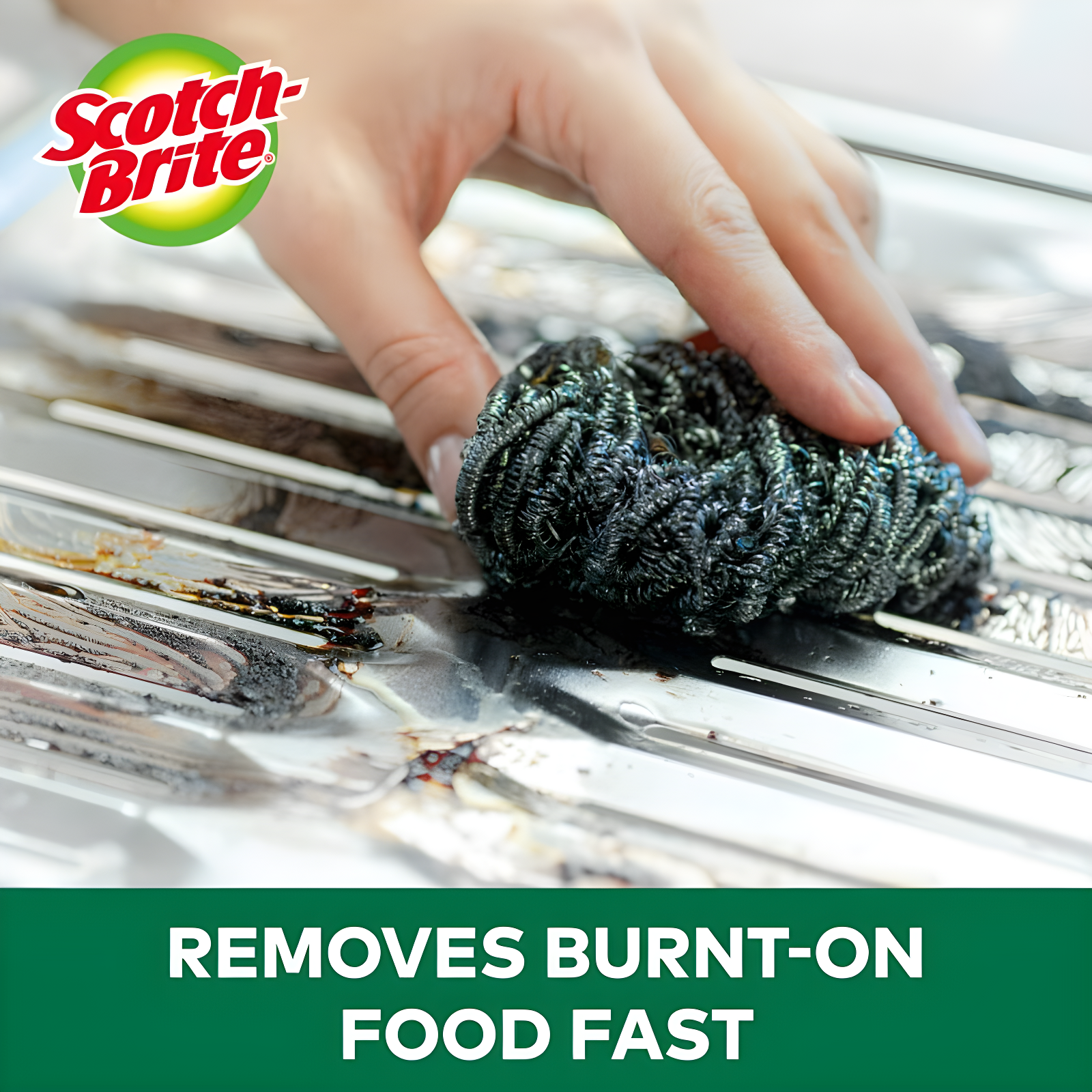 Scotch-Brite Stainless Steel Scrubbing Pads - 3ct