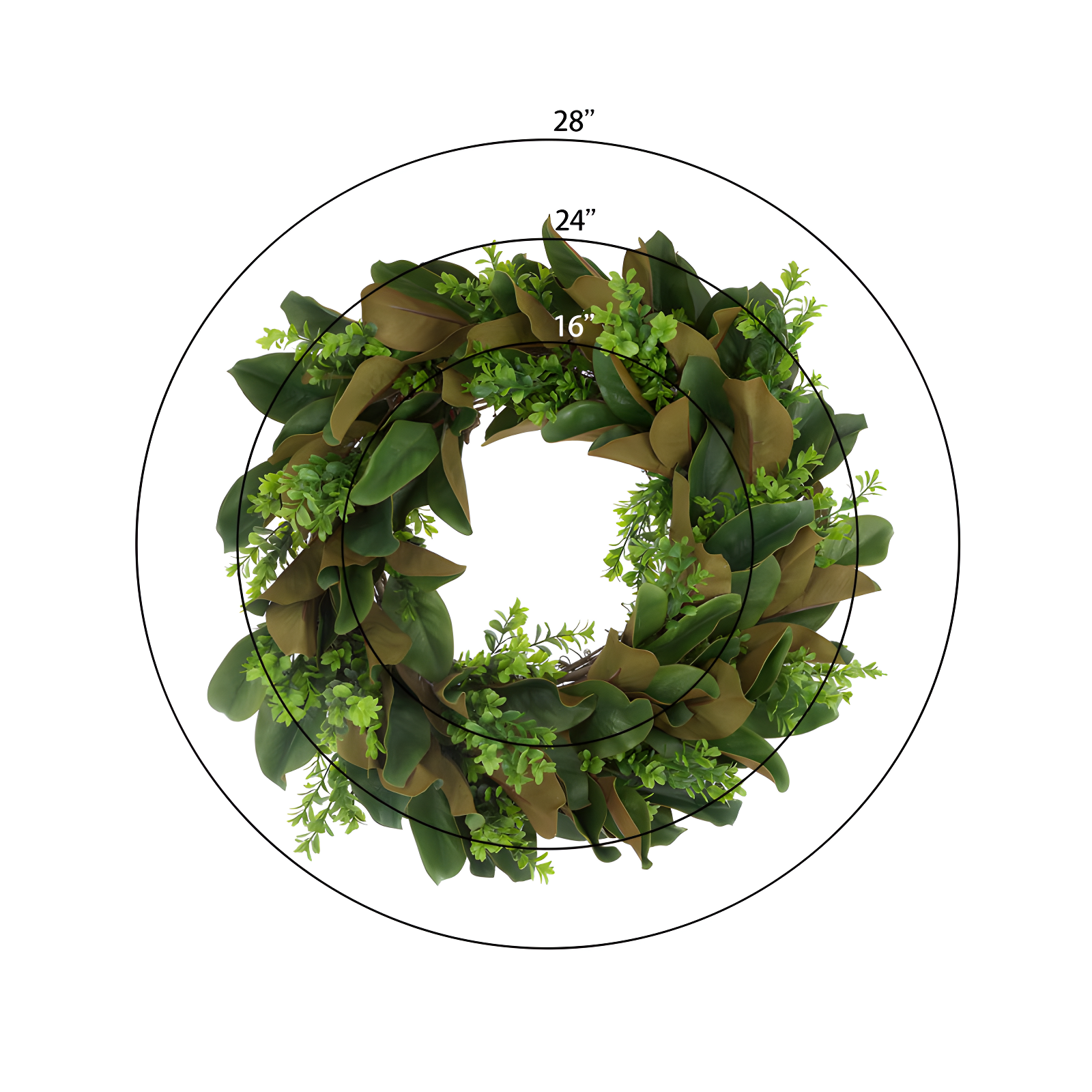 Polyester Wreath