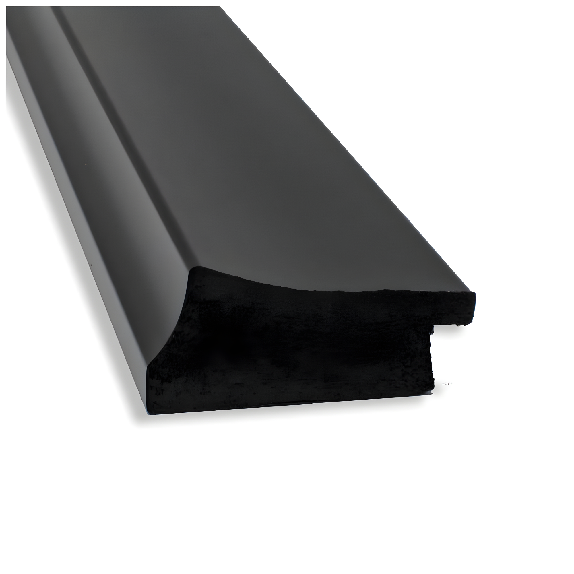 24" x 30" Non-Beveled Grand Black Wall Mirror - Amanti Art: Modern Rectangle, Polystyrene Frame