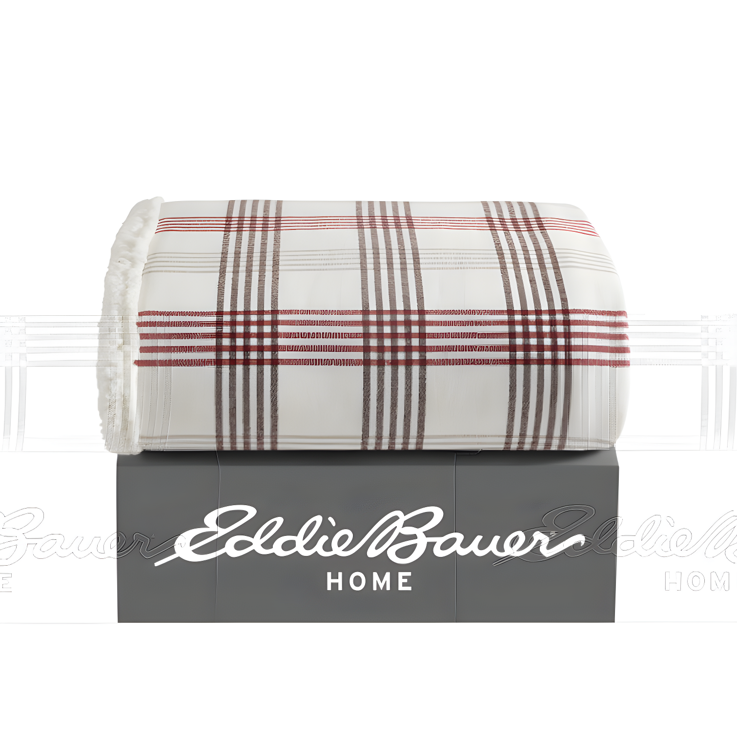 Eddie Bauer Eddie Bauer Printed Flannel/Sherpa Throw Blankets