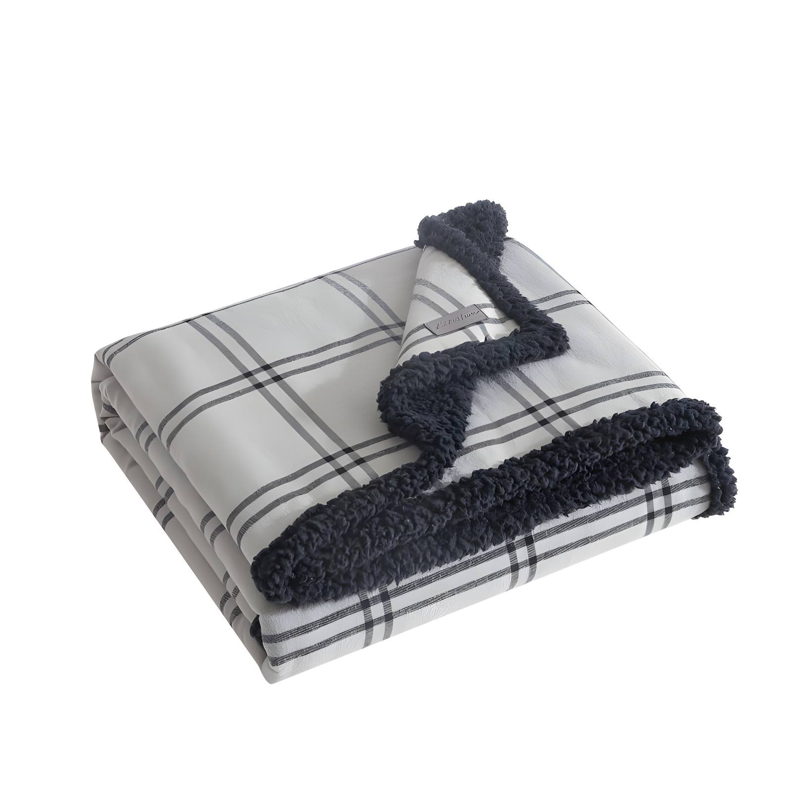 Eddie Bauer Eddie Bauer Printed Flannel/Sherpa Throw Blankets