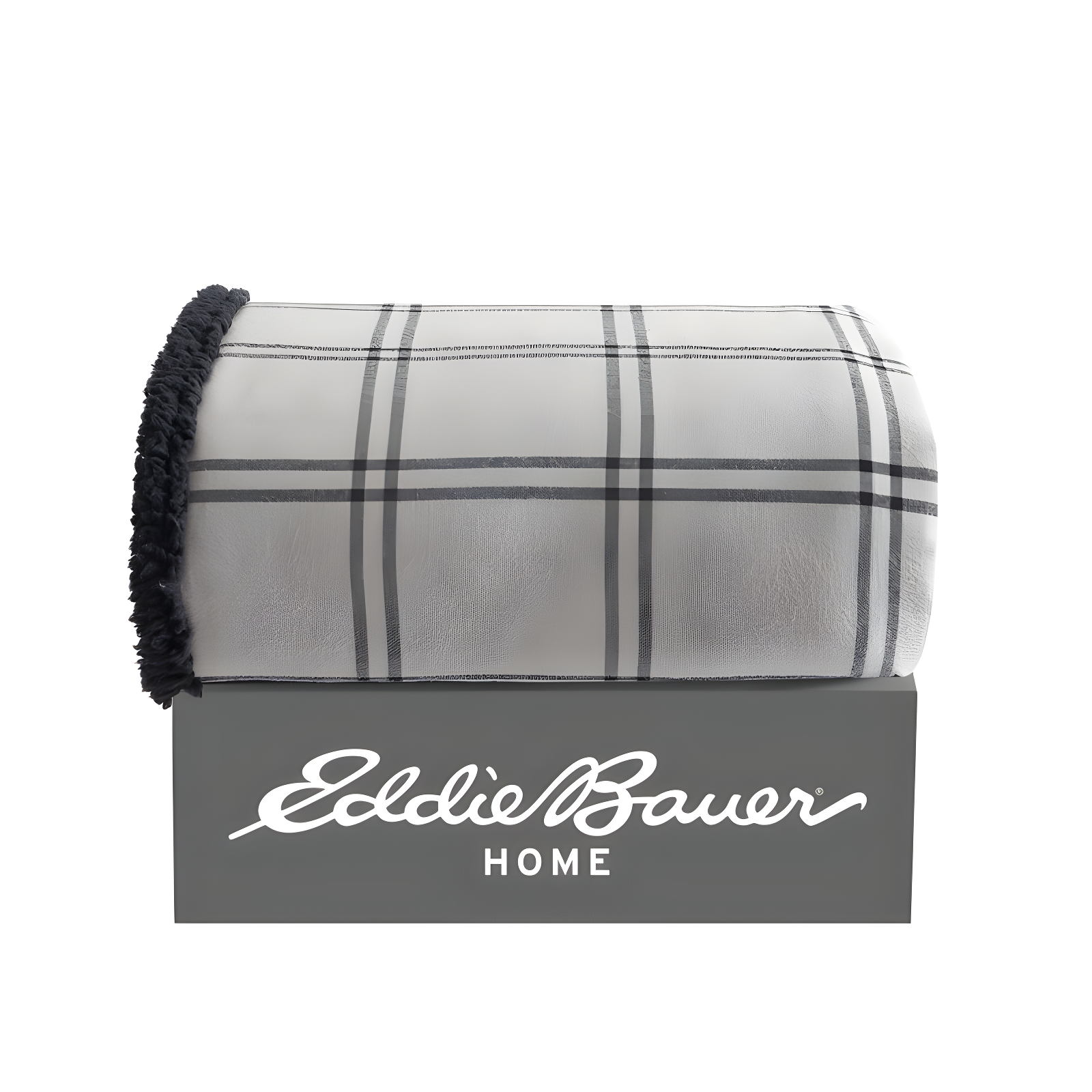 Eddie Bauer Eddie Bauer Printed Flannel/Sherpa Throw Blankets