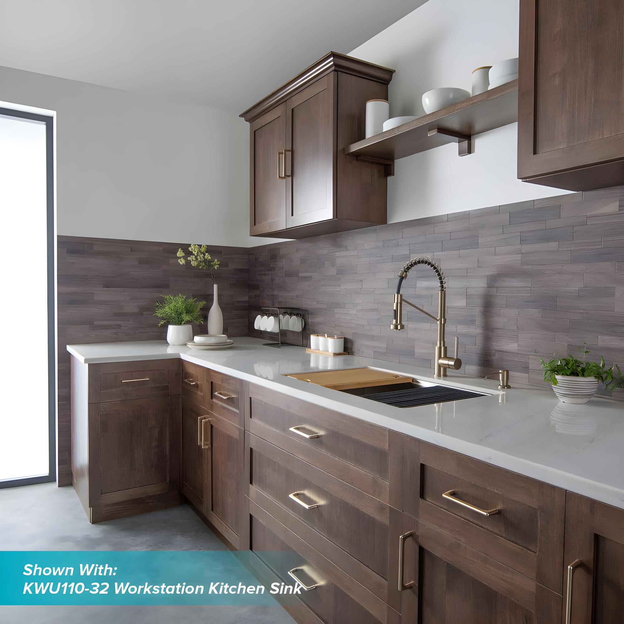 KRAUS Bolden Commercial Style 2-Function Single Handle Pull Down Kitchen Faucet