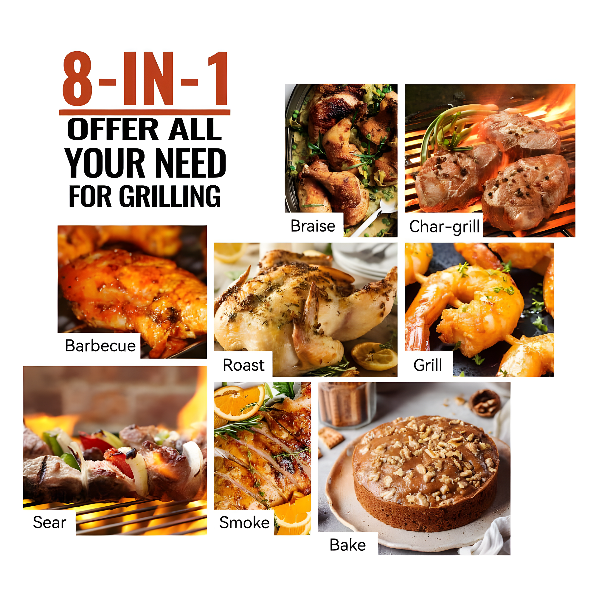 Z GRILLS Upgraded Wood Pellet Grill with PID Controller, 8-in-1, 572 sq in Cooking Area