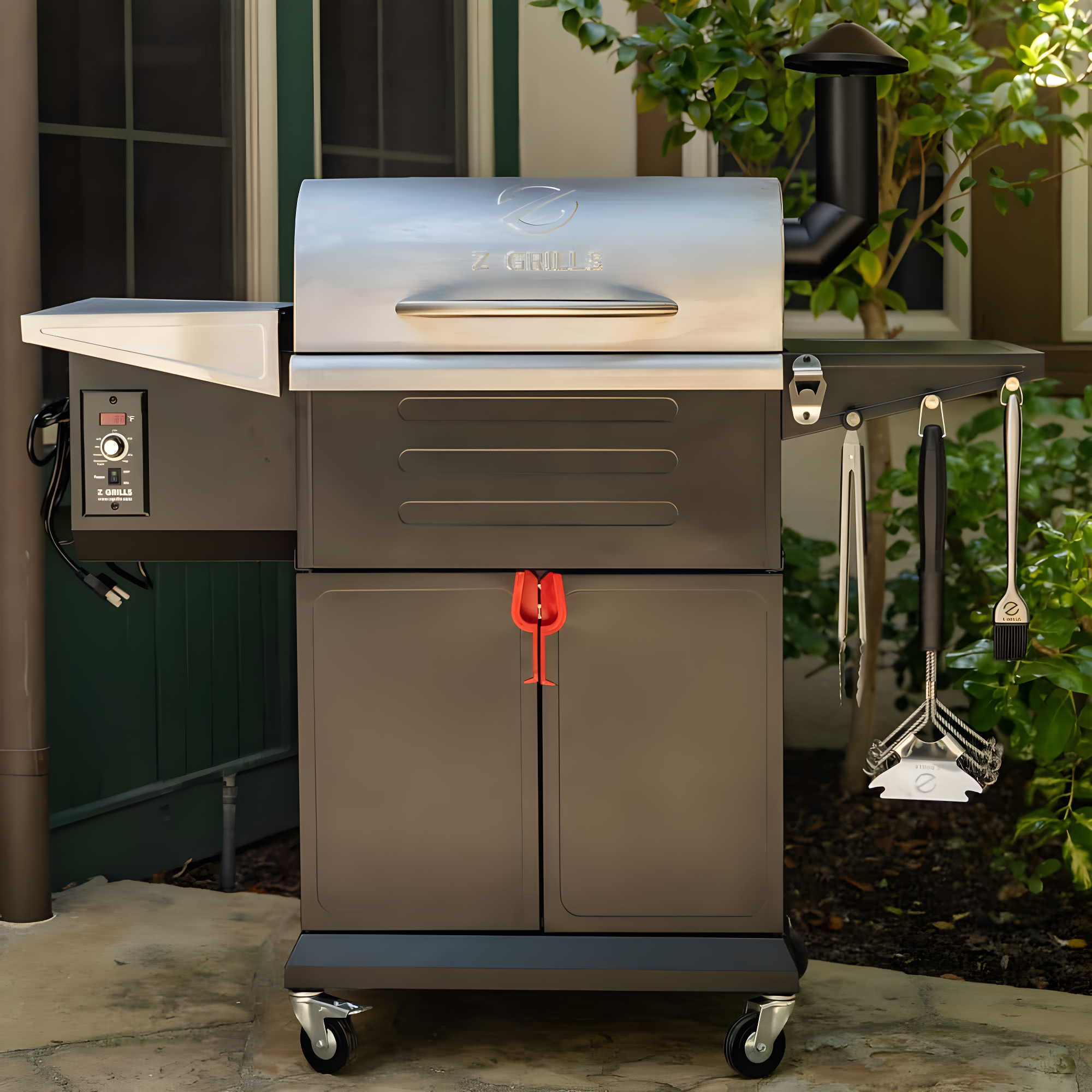 Z GRILLS Upgraded Wood Pellet Grill with PID Controller, 8-in-1, 572 sq in Cooking Area
