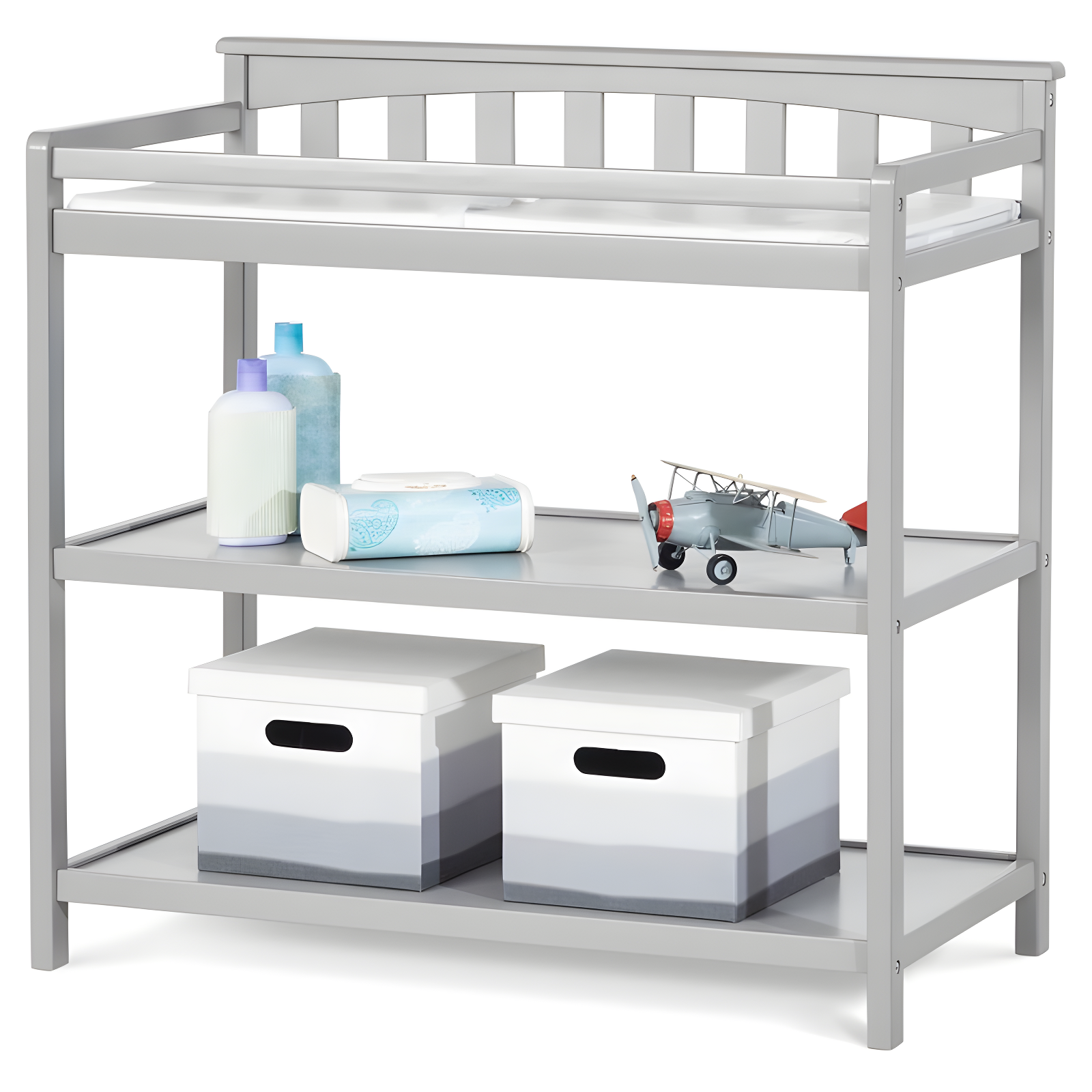 Camden Child Craft Arch Top Changing Table with Pad