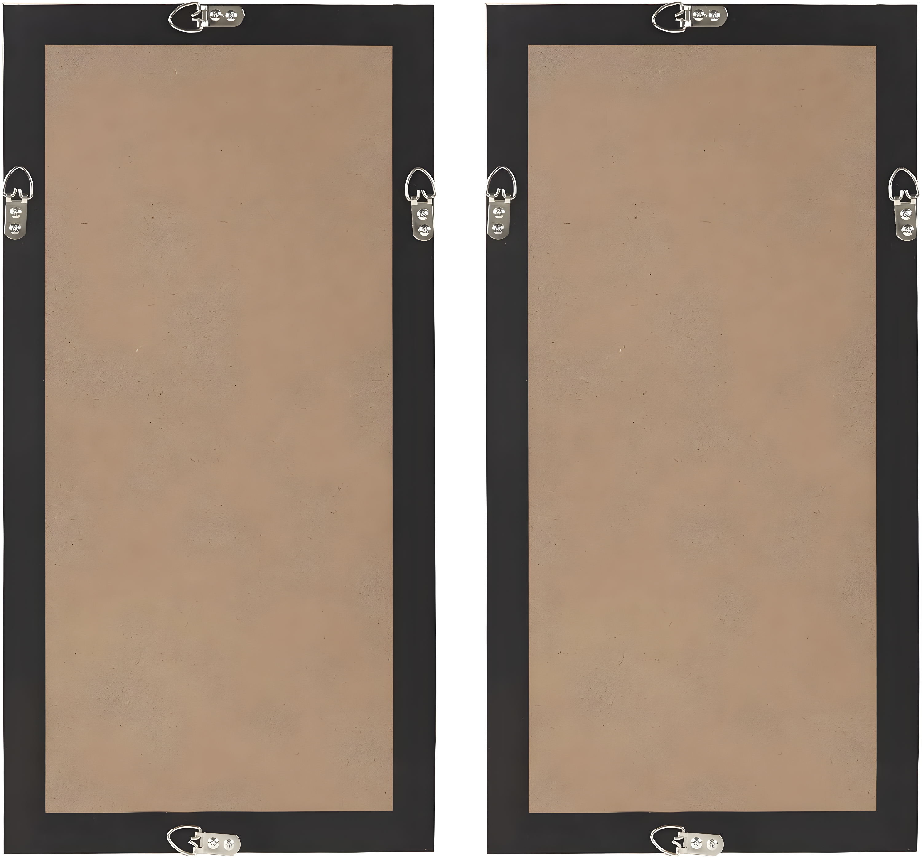 Mercury Row® Zeringue Emblem Natural Capiz with Gold Foil Shadowbox Wall Décor (Set of 2)