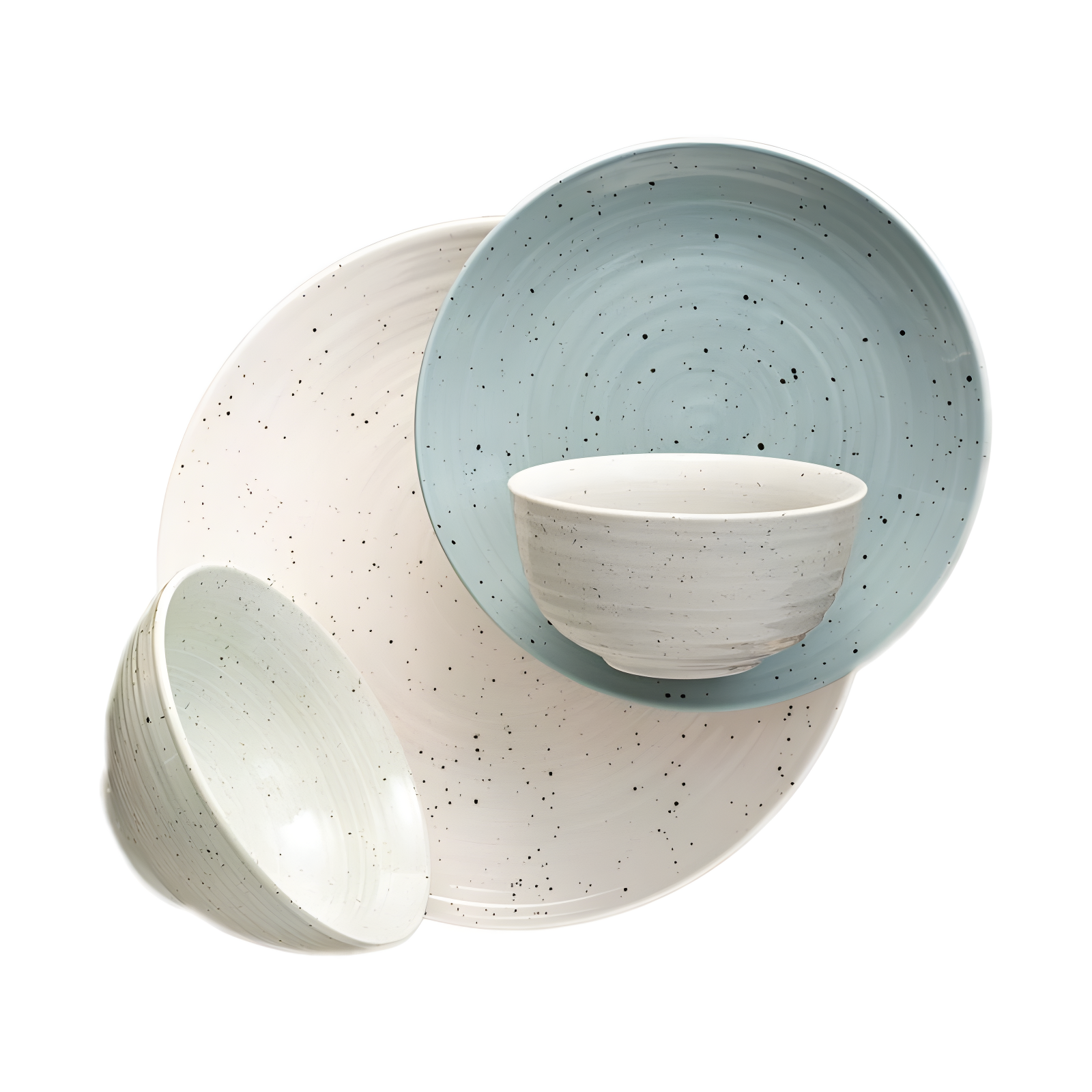 Siterra Artist's Blend Stoneware 16 Pc Dinnerware Set