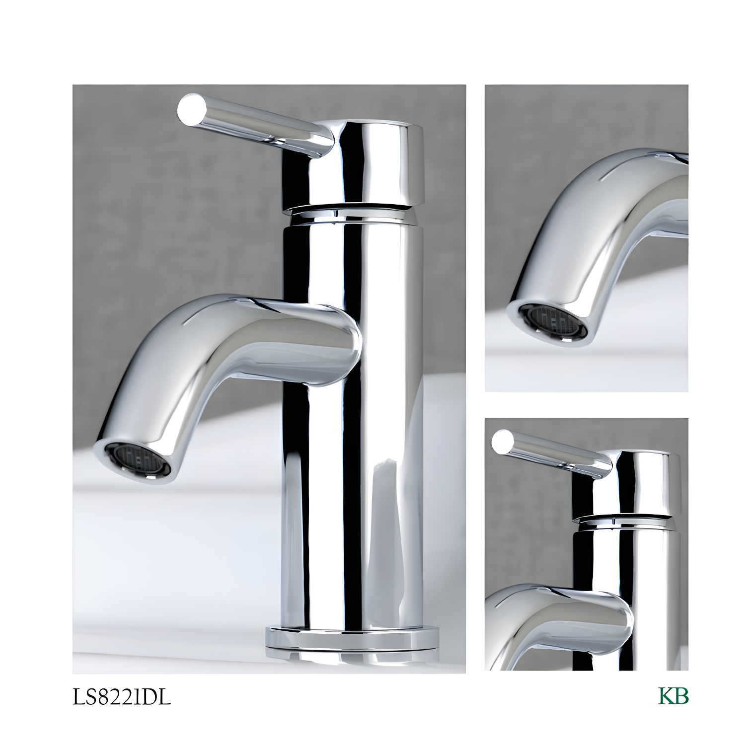 Kingston Brass Concord Single-Handle 1-Hole Deck Mount Bathroom Faucet with Push Pop-Up
