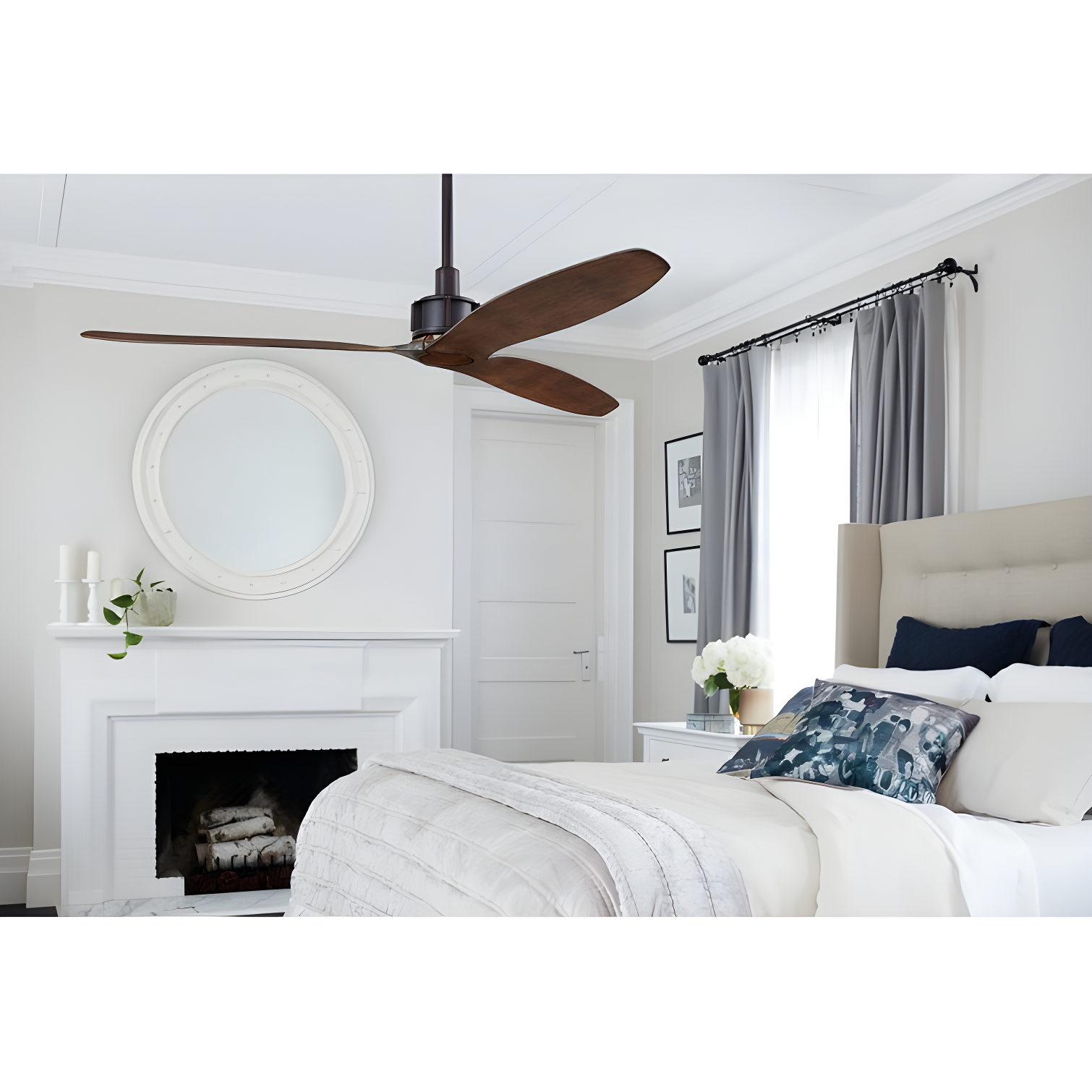 52" Zelda 3 - Blade Standard Ceiling Fan with Remote Control