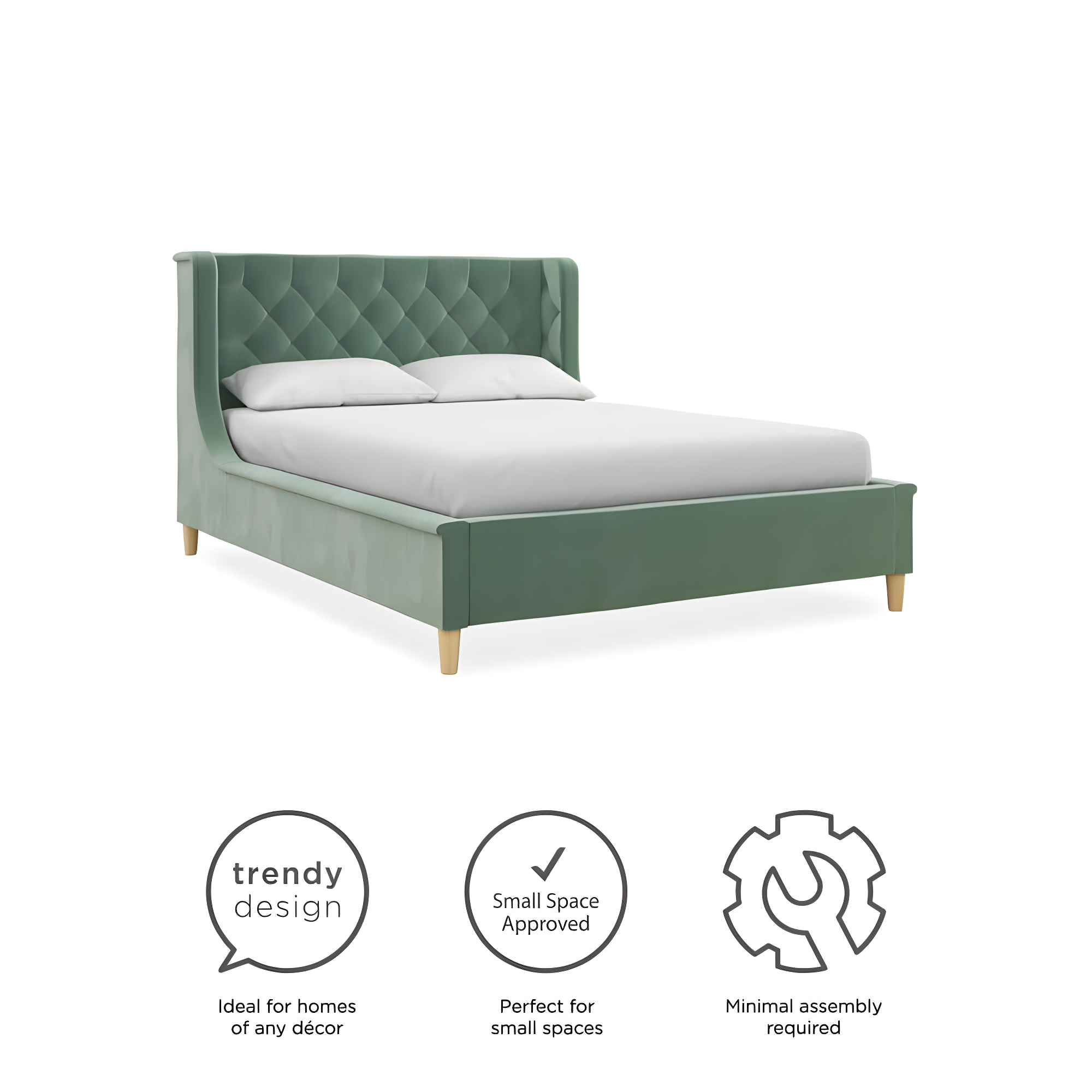 Ambrosia Full Platform Bed