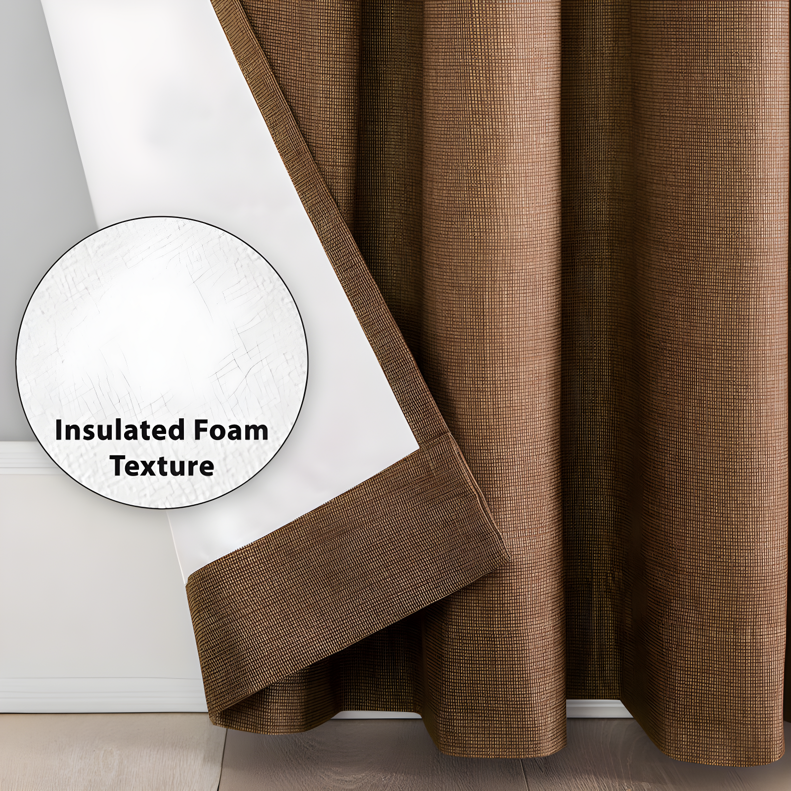 Sun Zero Cameron Thermal Insulated 100% Blackout Grommet Curtain Panel