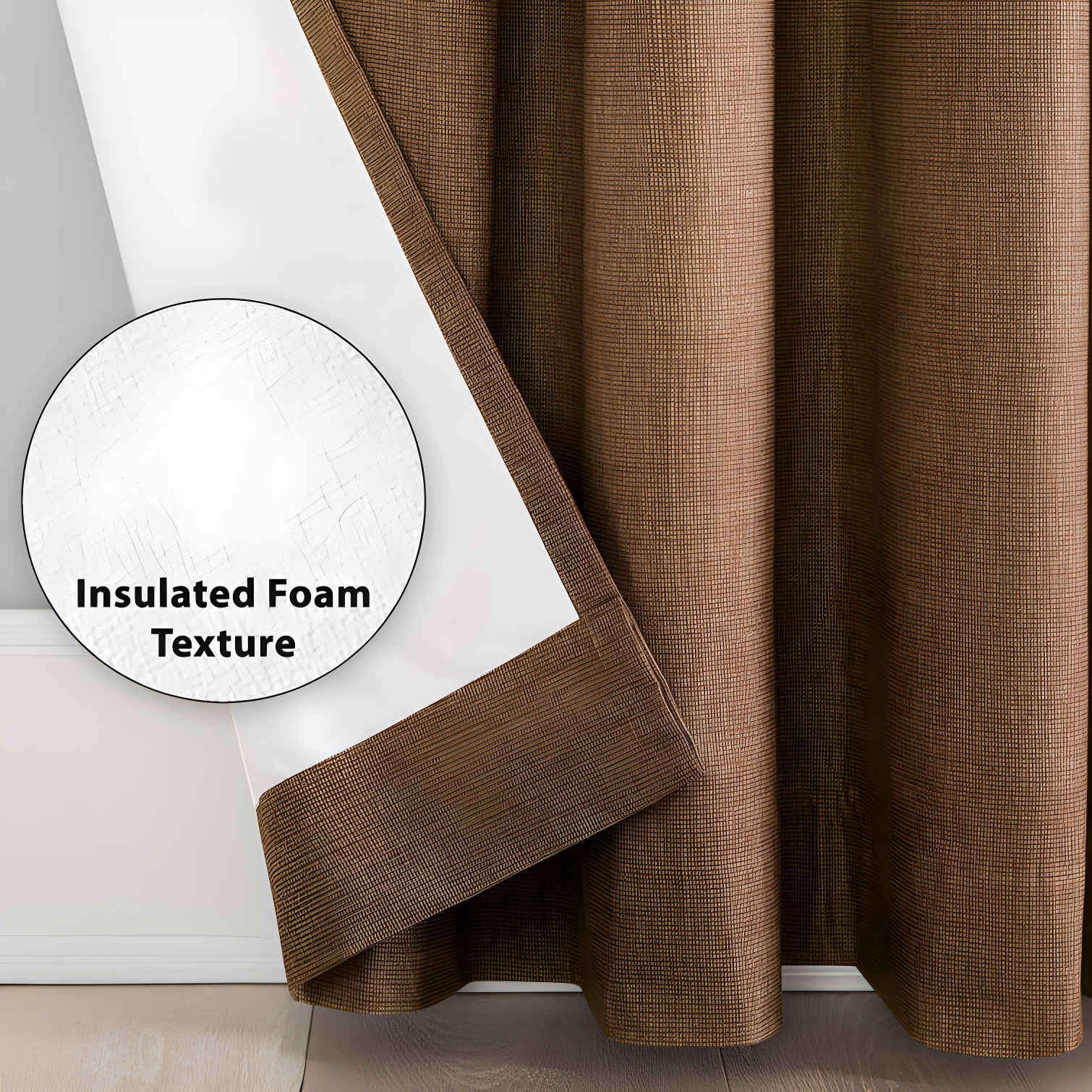 Sun Zero Cameron Thermal Insulated 100% Blackout Grommet Curtain Panel