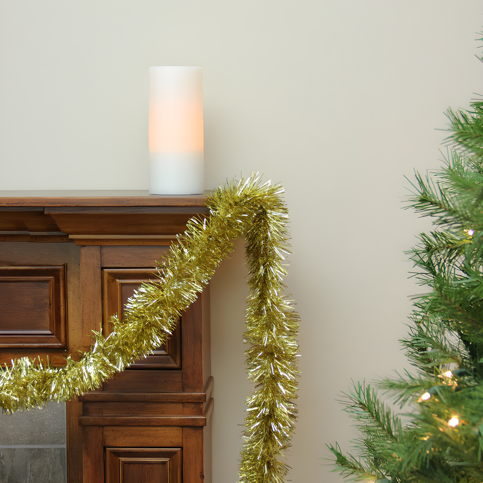 Northlight Seasonal Tinsel Artificial Christmas Garland - Unlit