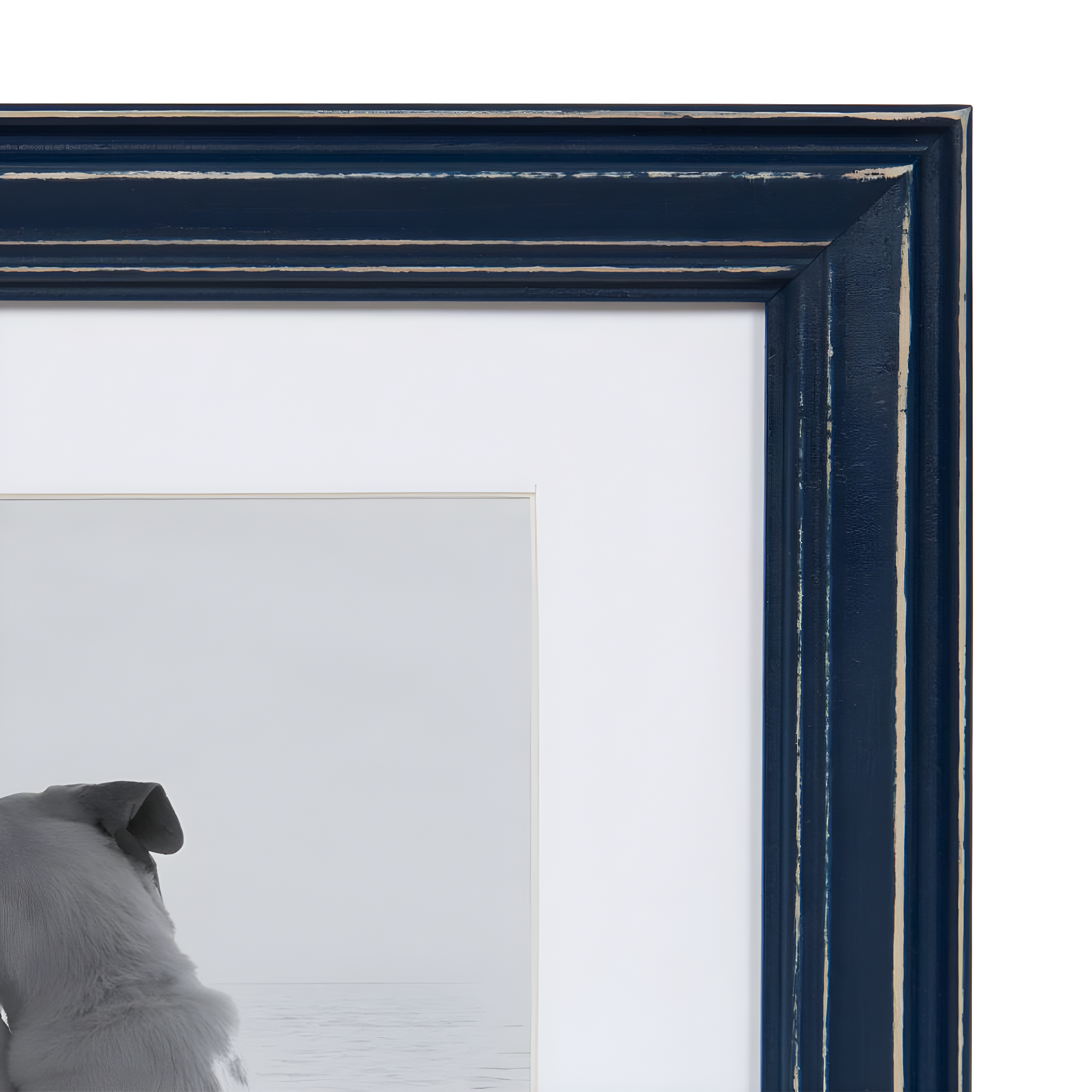 10pc Bordeaux Frame Box Set White/Black/Natural Wood - Kate & Laurel All Things Decor: Wall Display, Multi-Size, Modern Decor