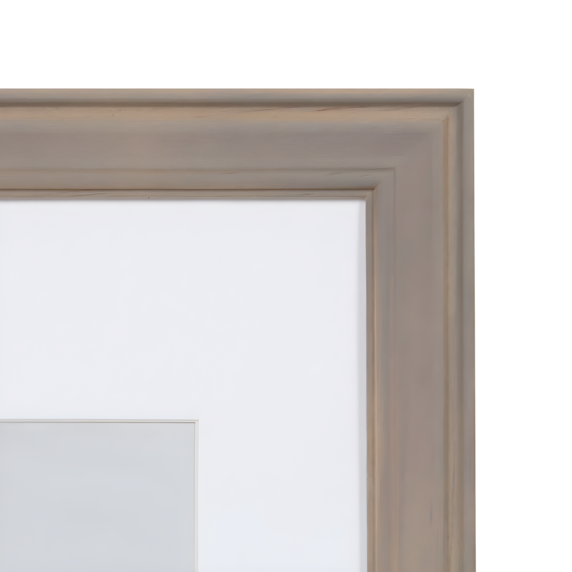 10pc Bordeaux Frame Box Set White/Black/Natural Wood - Kate & Laurel All Things Decor: Wall Display, Multi-Size, Modern Decor