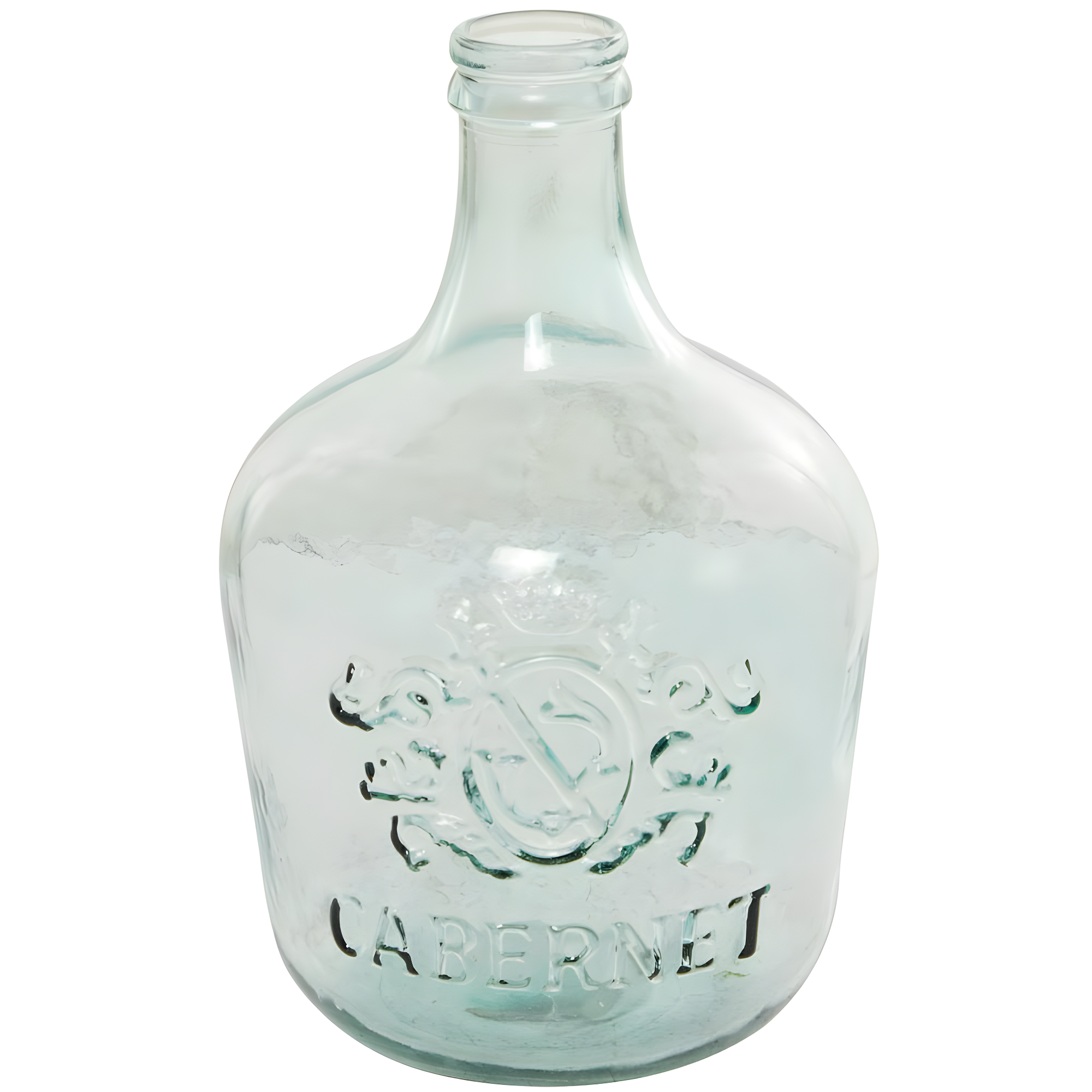 Contemporary Glass Jug Vase (17") - Olivia & May