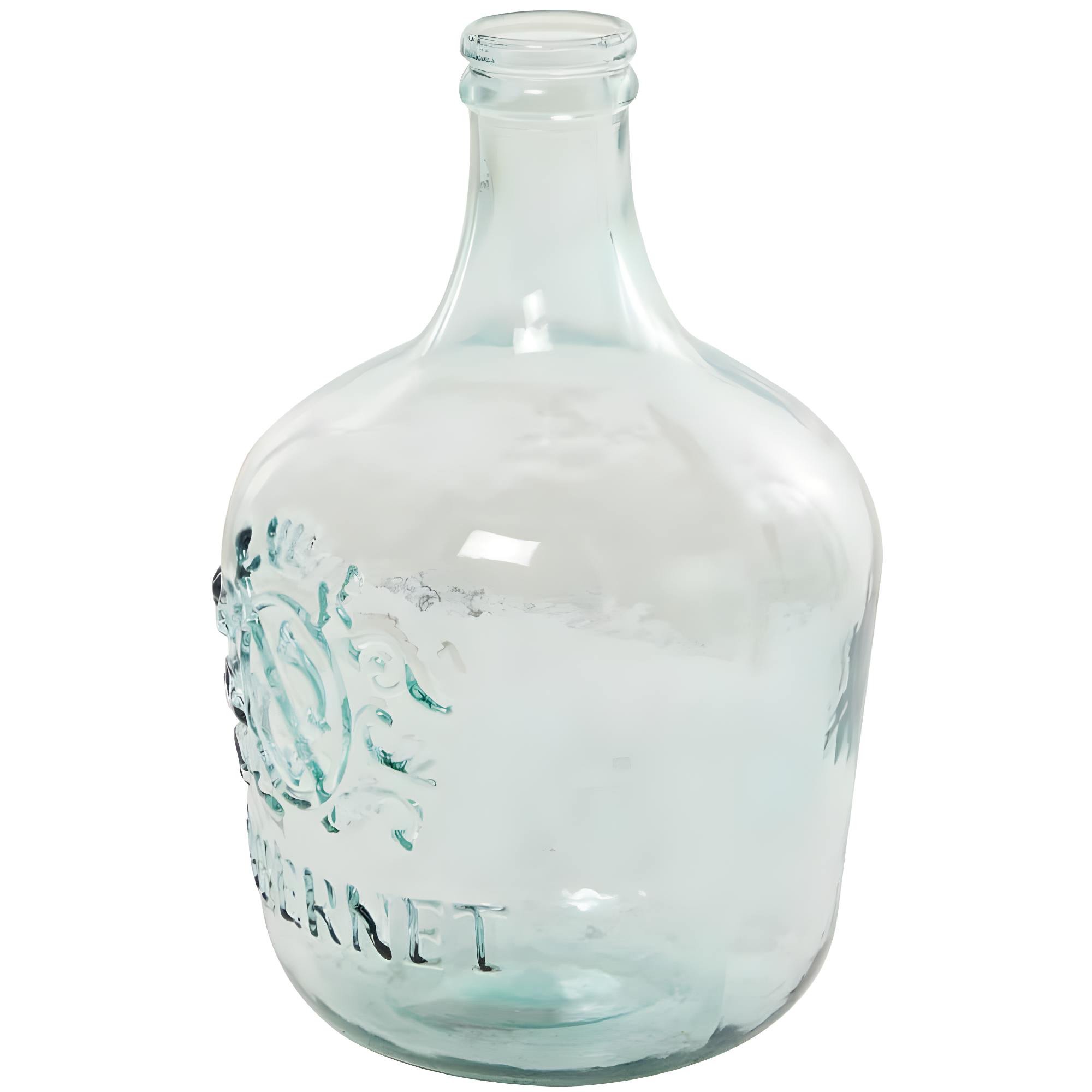 Contemporary Glass Jug Vase (17") - Olivia & May