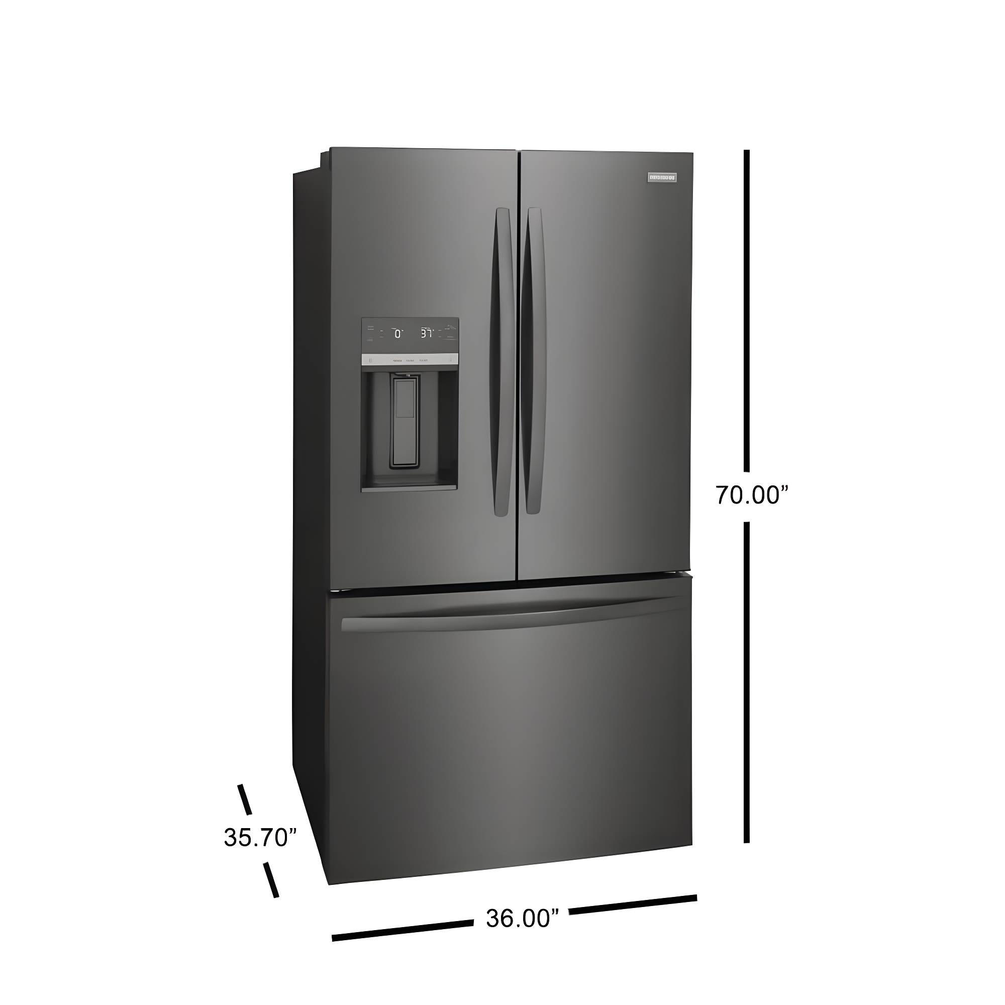 36" French Door 27.8 cu. ft. Refrigerator