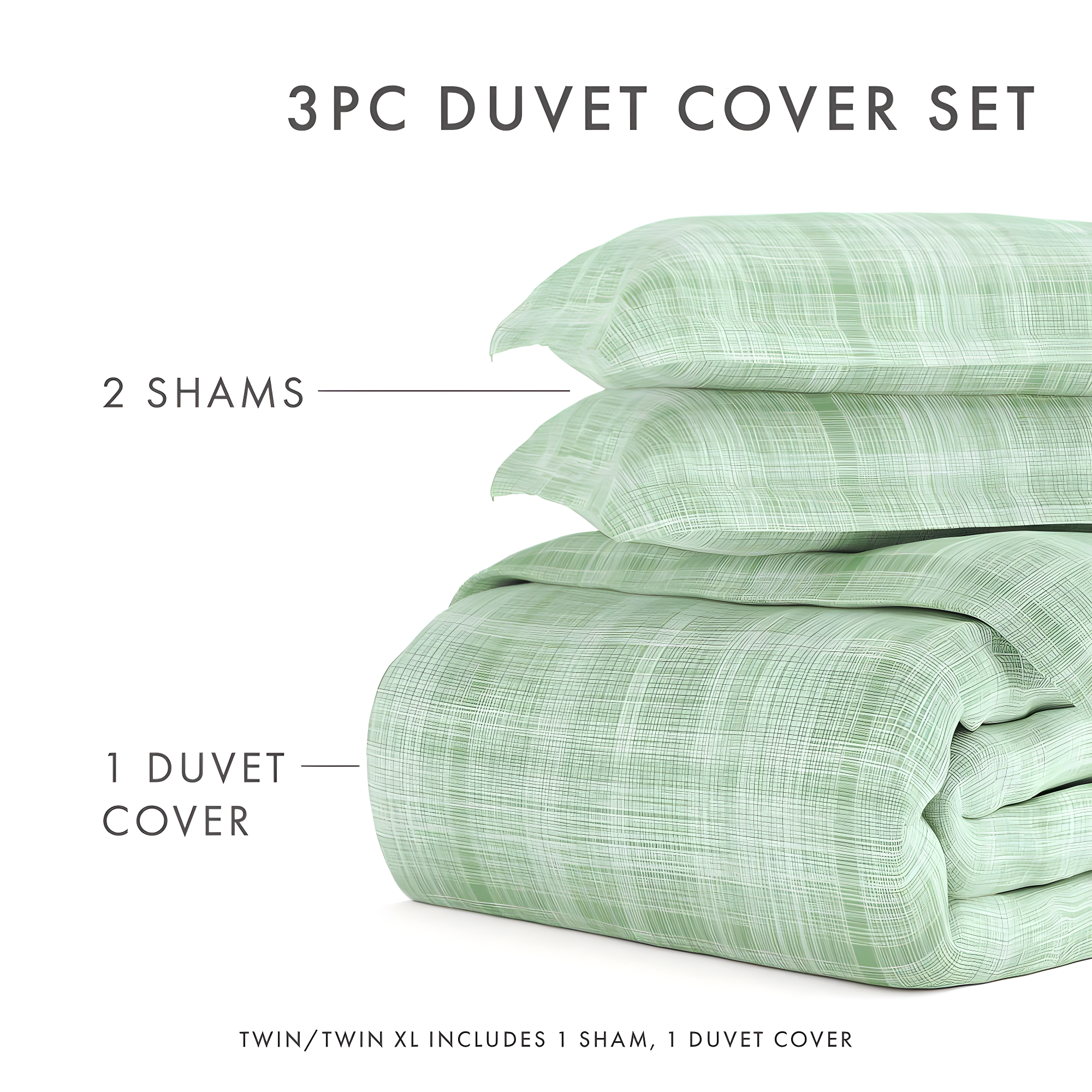 Becky Cameron Simply Soft Thatch Pattern Duvet Cover Set
