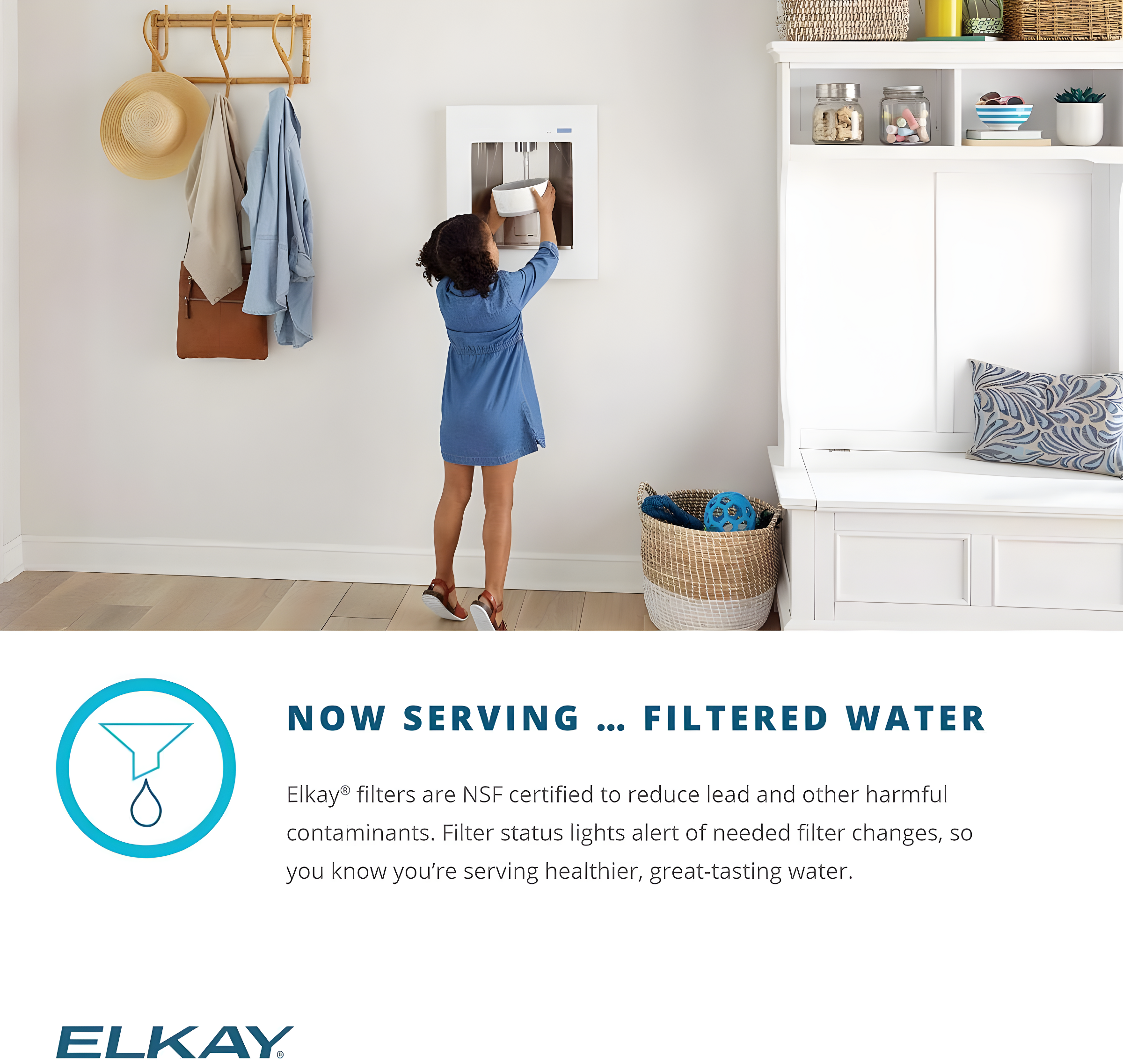 Elkay Elkay ezH2O Liv Built-in Filtered Refrigerated Water Dispenser Remote Chiller