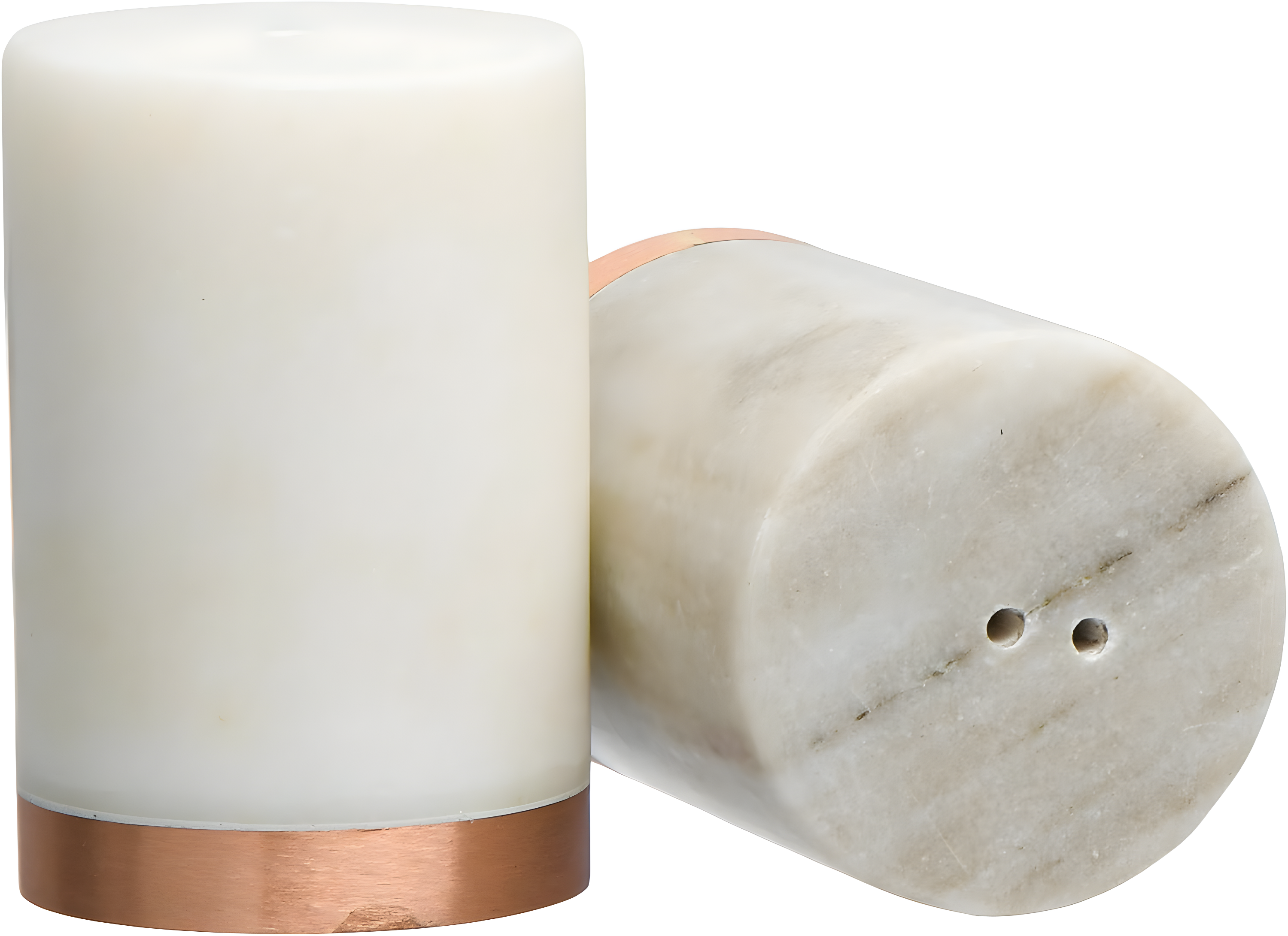 Creative Co-Op Marble Salt and Pepper Shaker Set & Reviews | Joss & Main