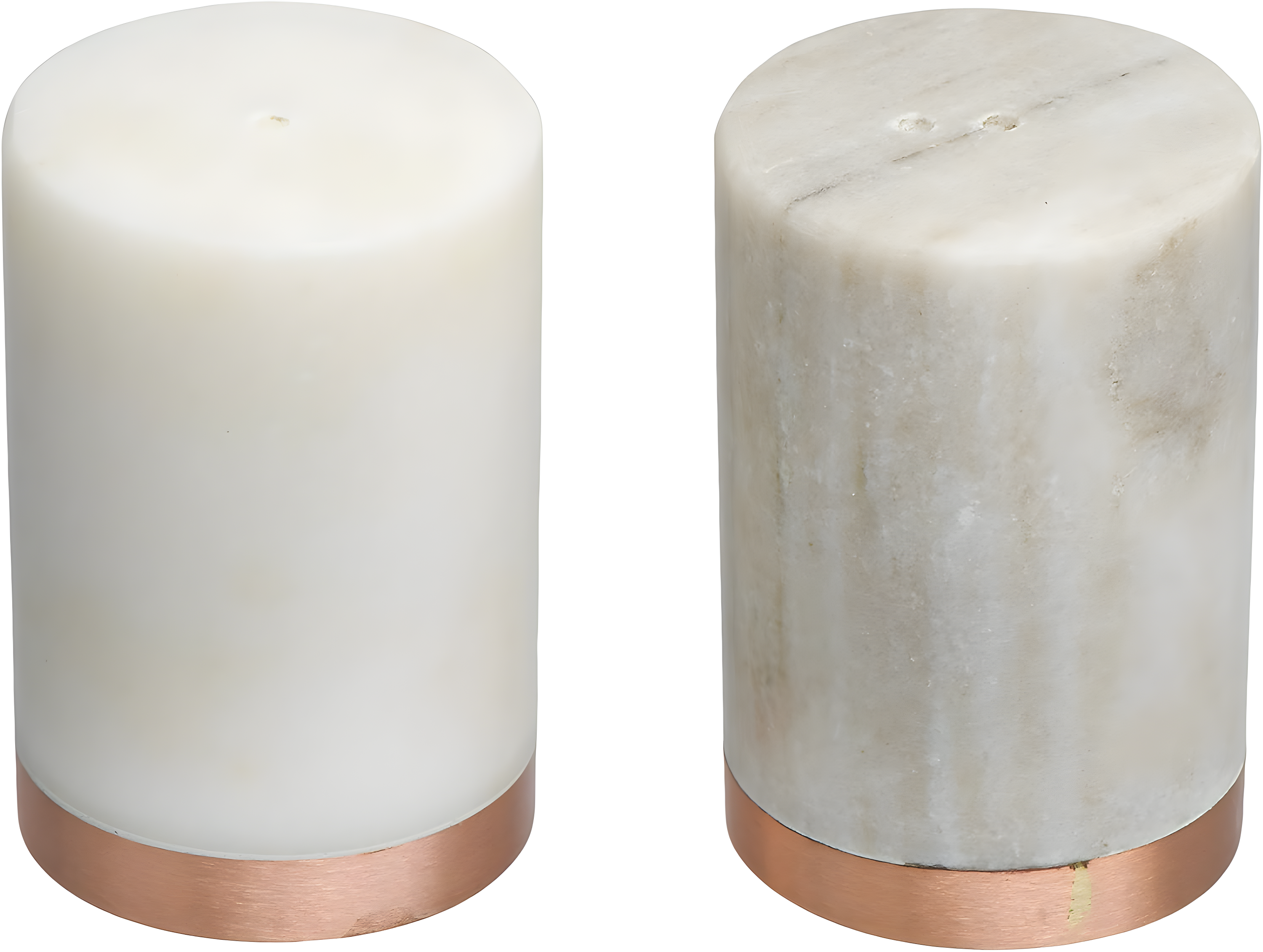 Creative Co-Op Marble Salt and Pepper Shaker Set & Reviews | Joss & Main
