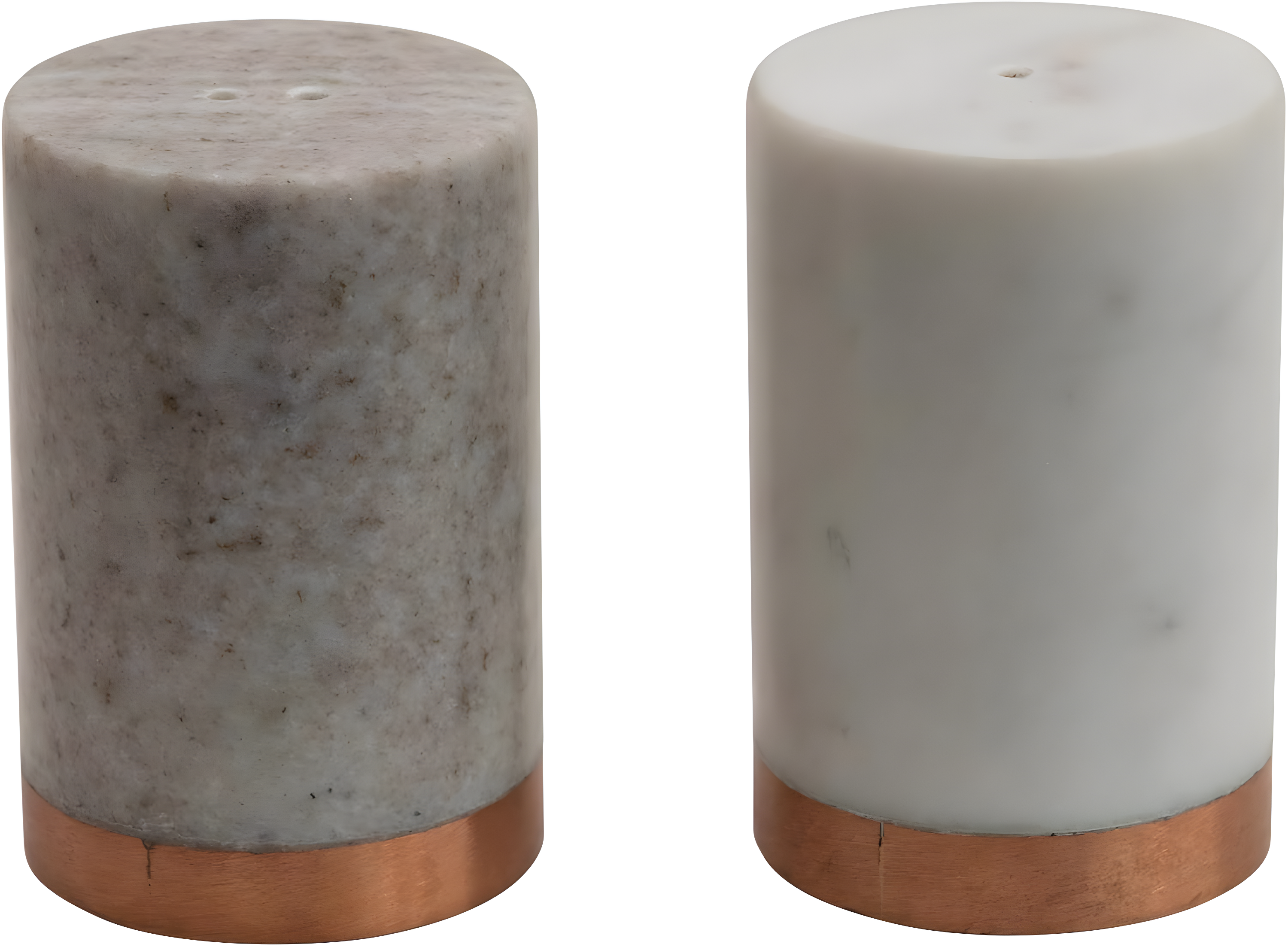 Creative Co-Op Marble Salt and Pepper Shaker Set & Reviews | Joss & Main