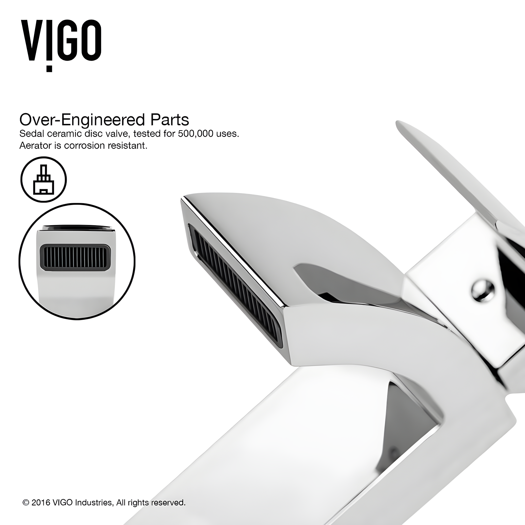 Satro 7" H Single Handle Single Hole Bathroom Faucet