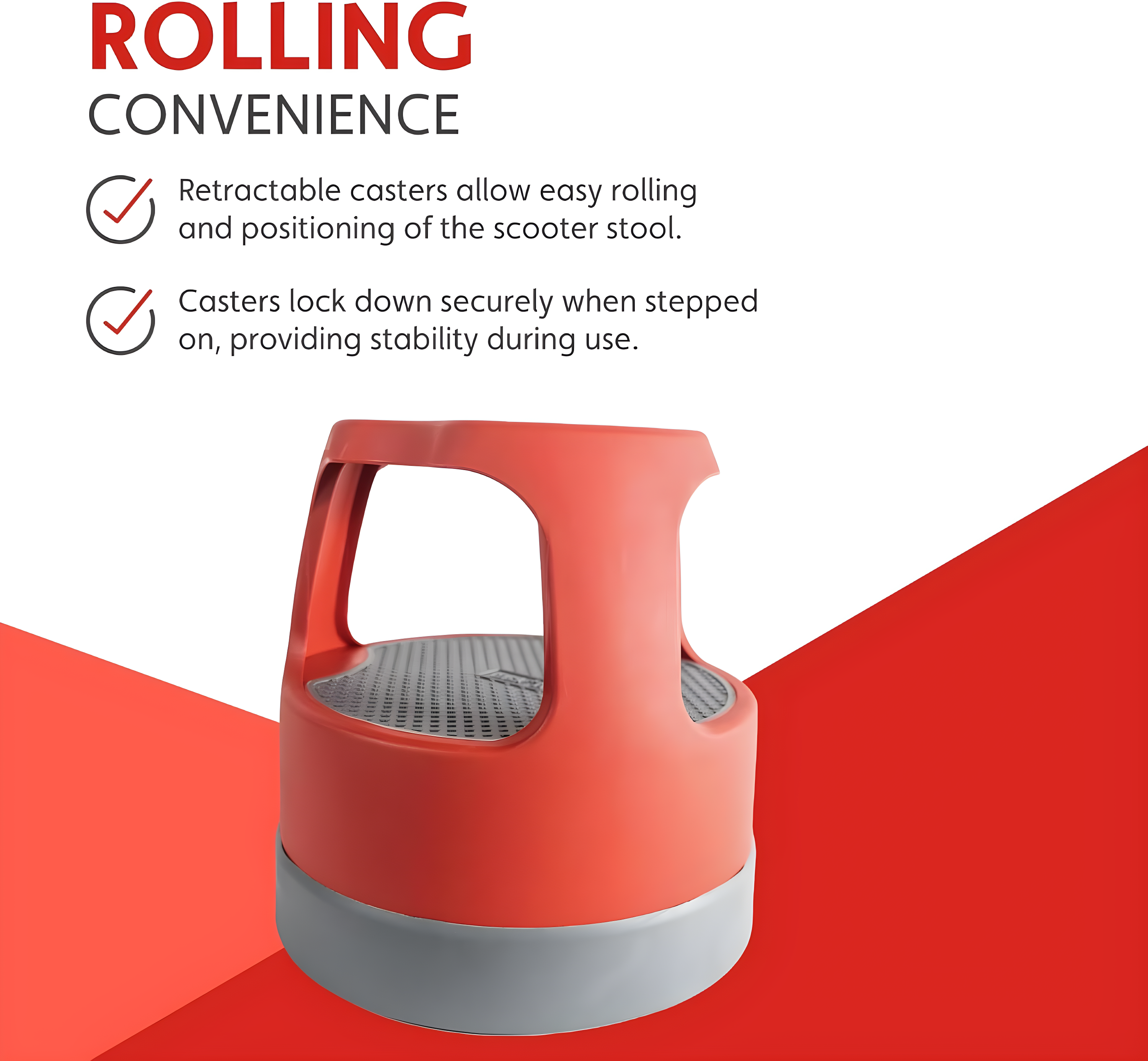 WFX Utility™ 2 - Step Plastic Lightweight Step Stool