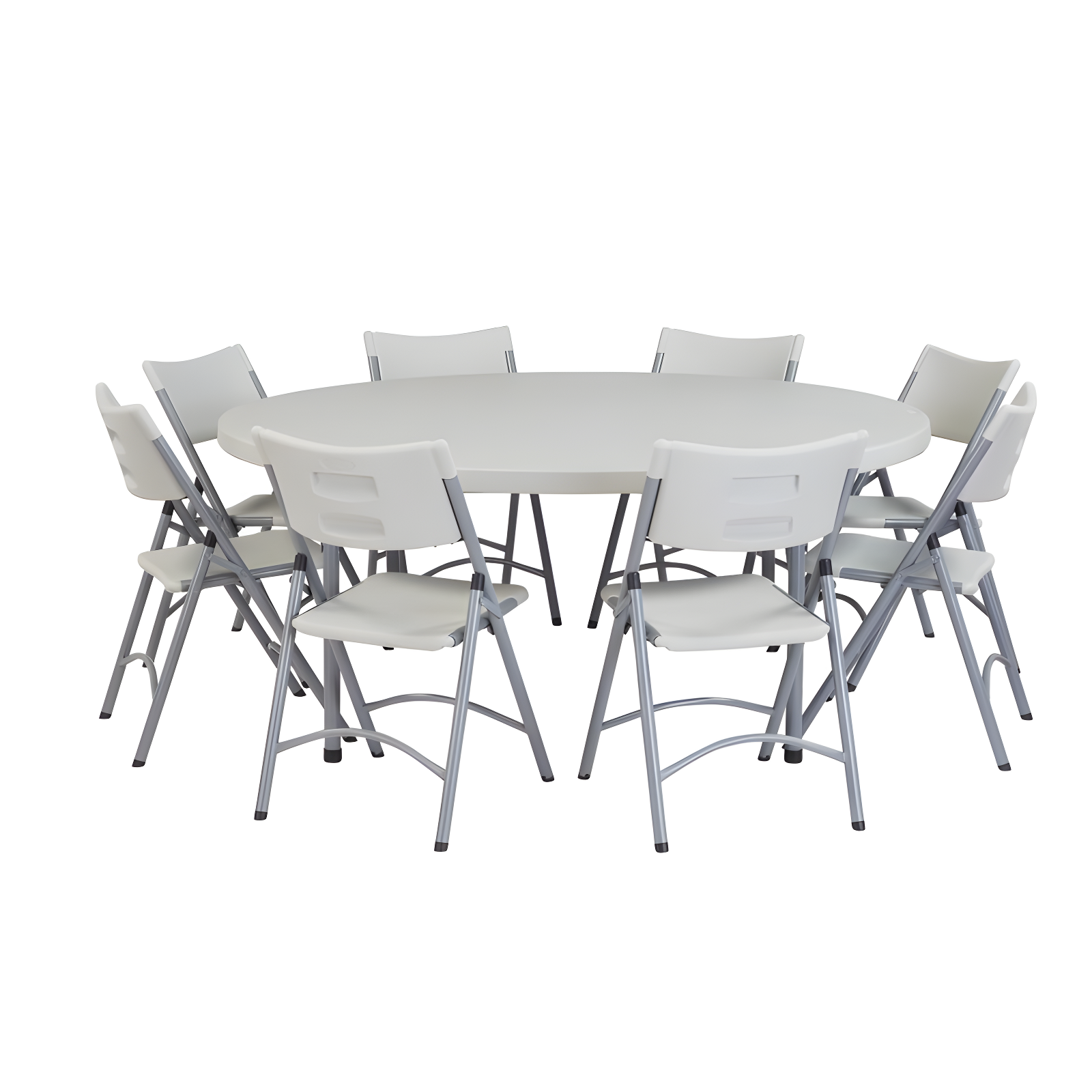 National Public Seating 60'' Circular Portable Banquet Table