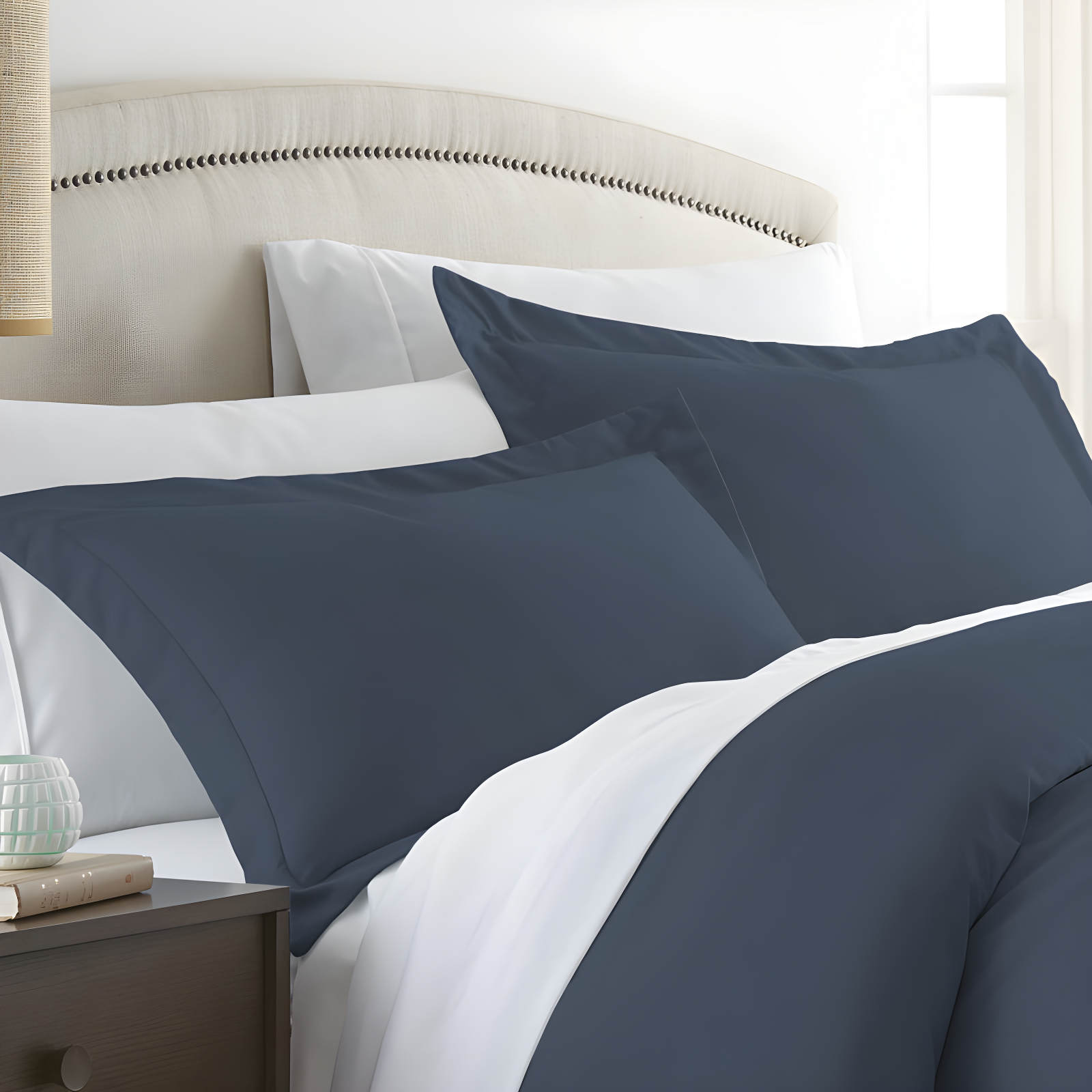 Pillow Shams 2-Pack Microfiber Ultra Soft Bedding (Set of 2)