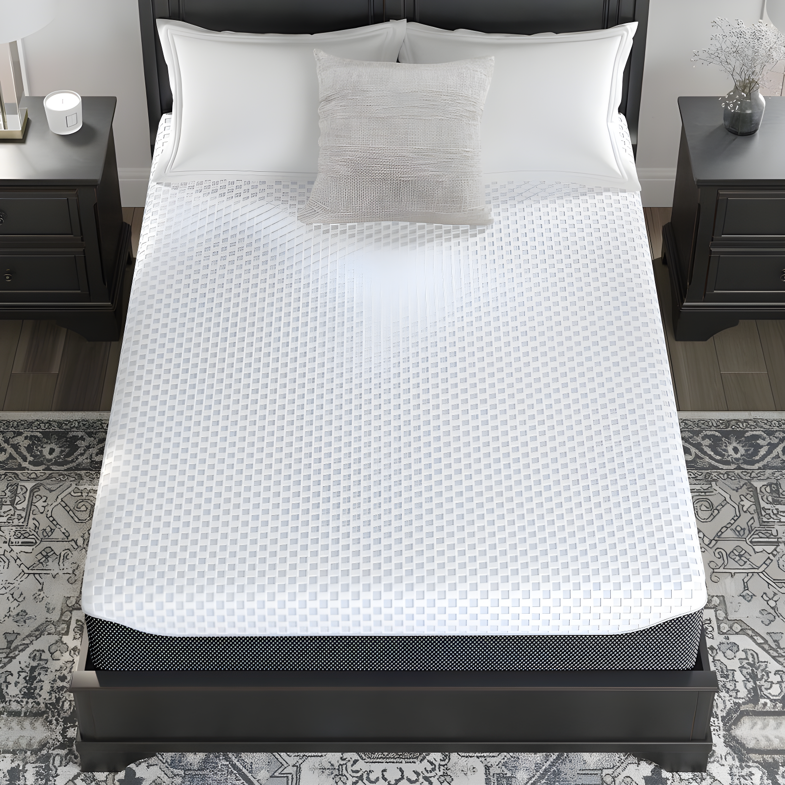 Signature Design by Ashley Signature Design by Ashley Chime Ultra Plush Charcoal Infused Memory Foam Mattress