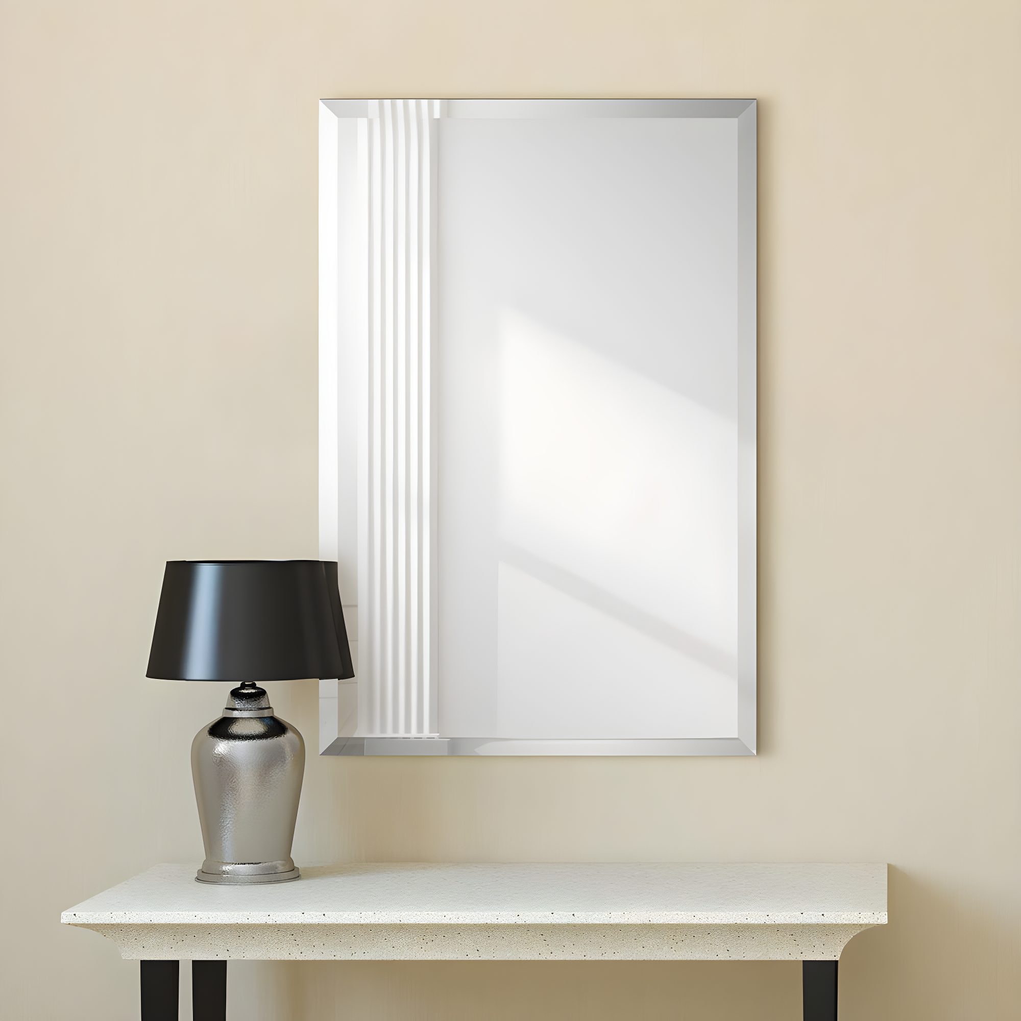 Empire Art Direct Frameless Beveled Prism Wall Mirror - Clear 24 in. x 0.39 in. x 36 in.