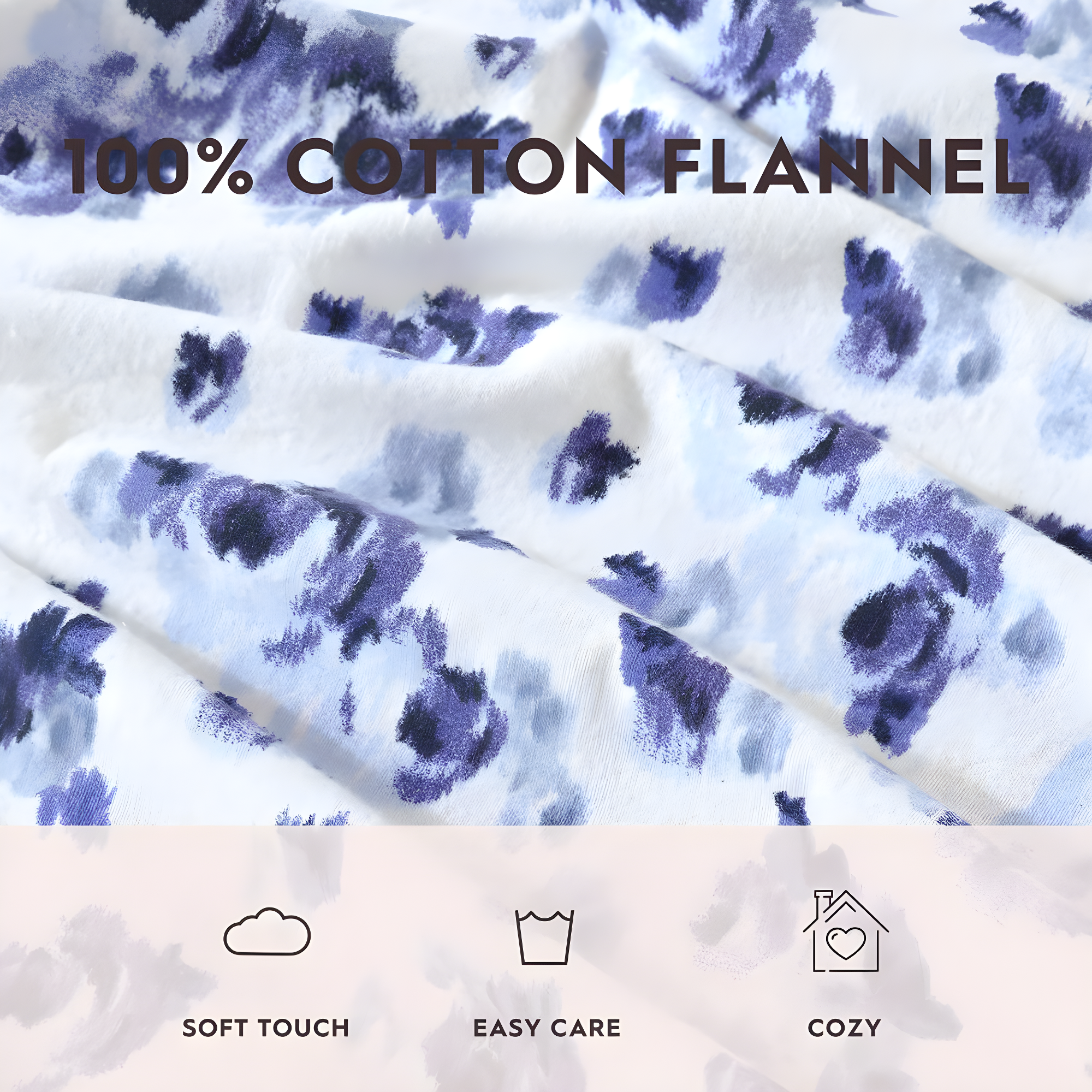 Laura Ashley Laura Ashley Cotton Flannel Cozy Sheet Sets