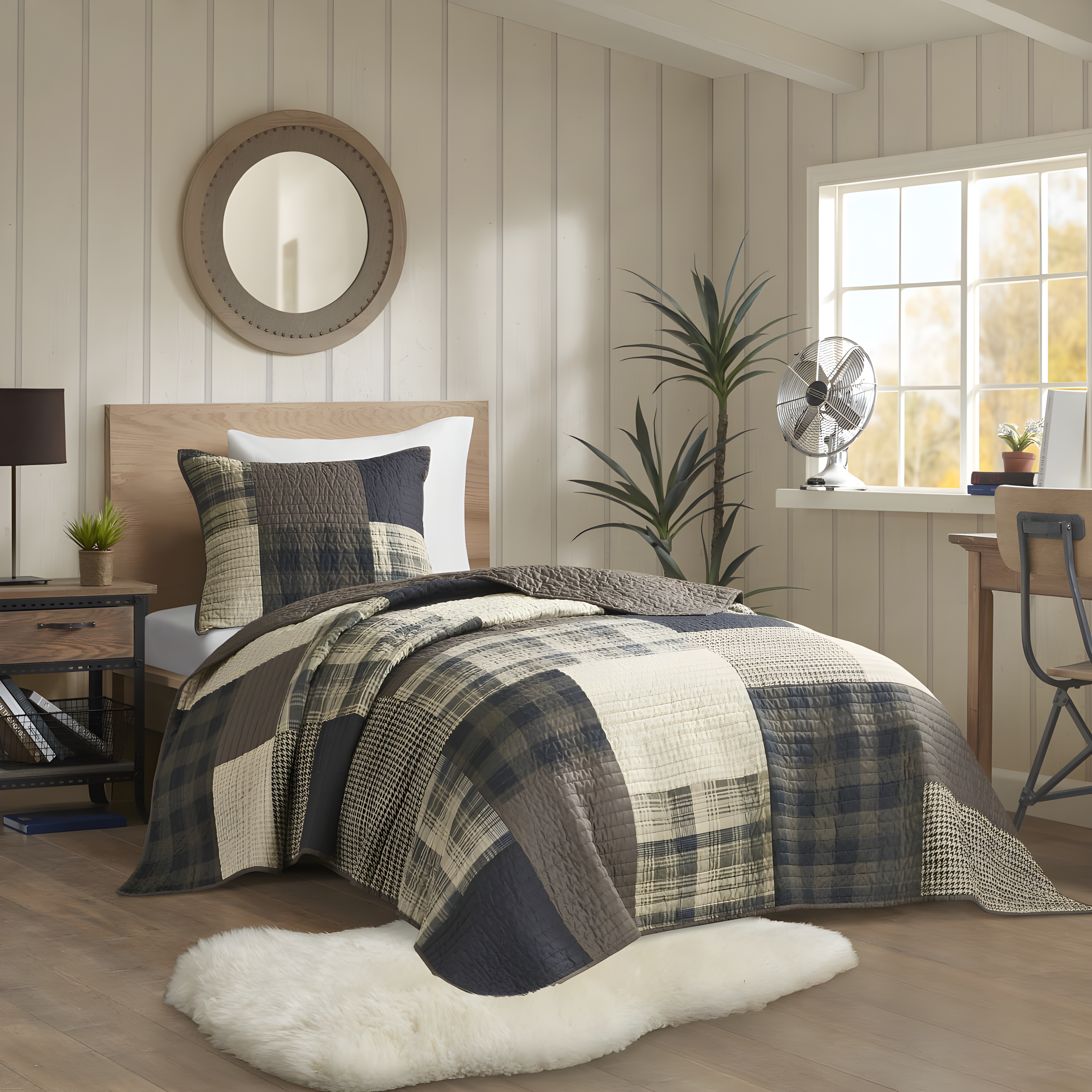 Woolrich Woolrich Sunset Oversized Cotton Quilt Mini Set