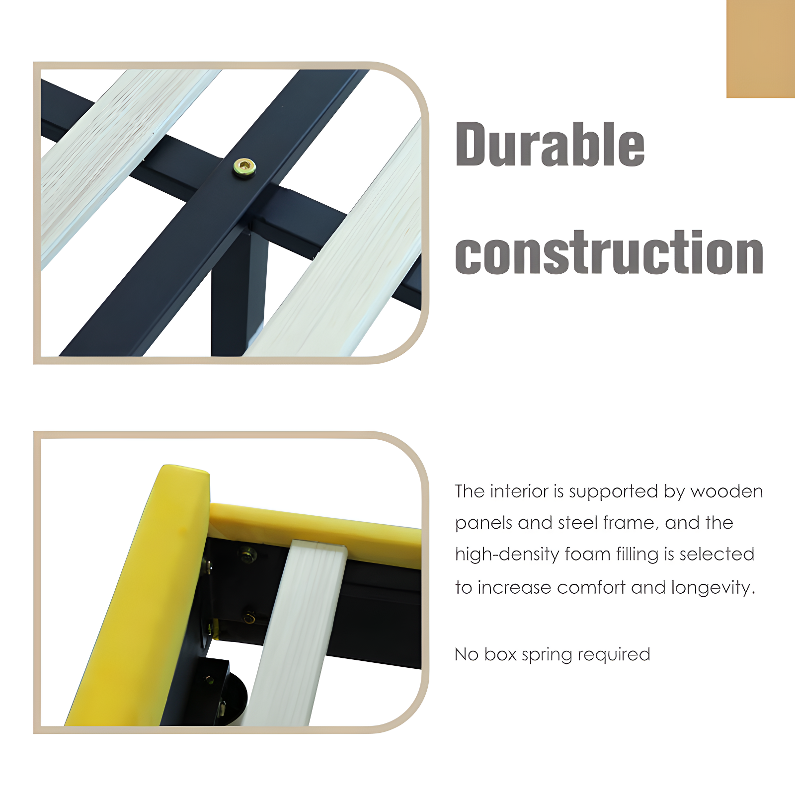 Wade Logan® Eriksay Low Profile Upholstered Platform Bed with Wingback Headboard