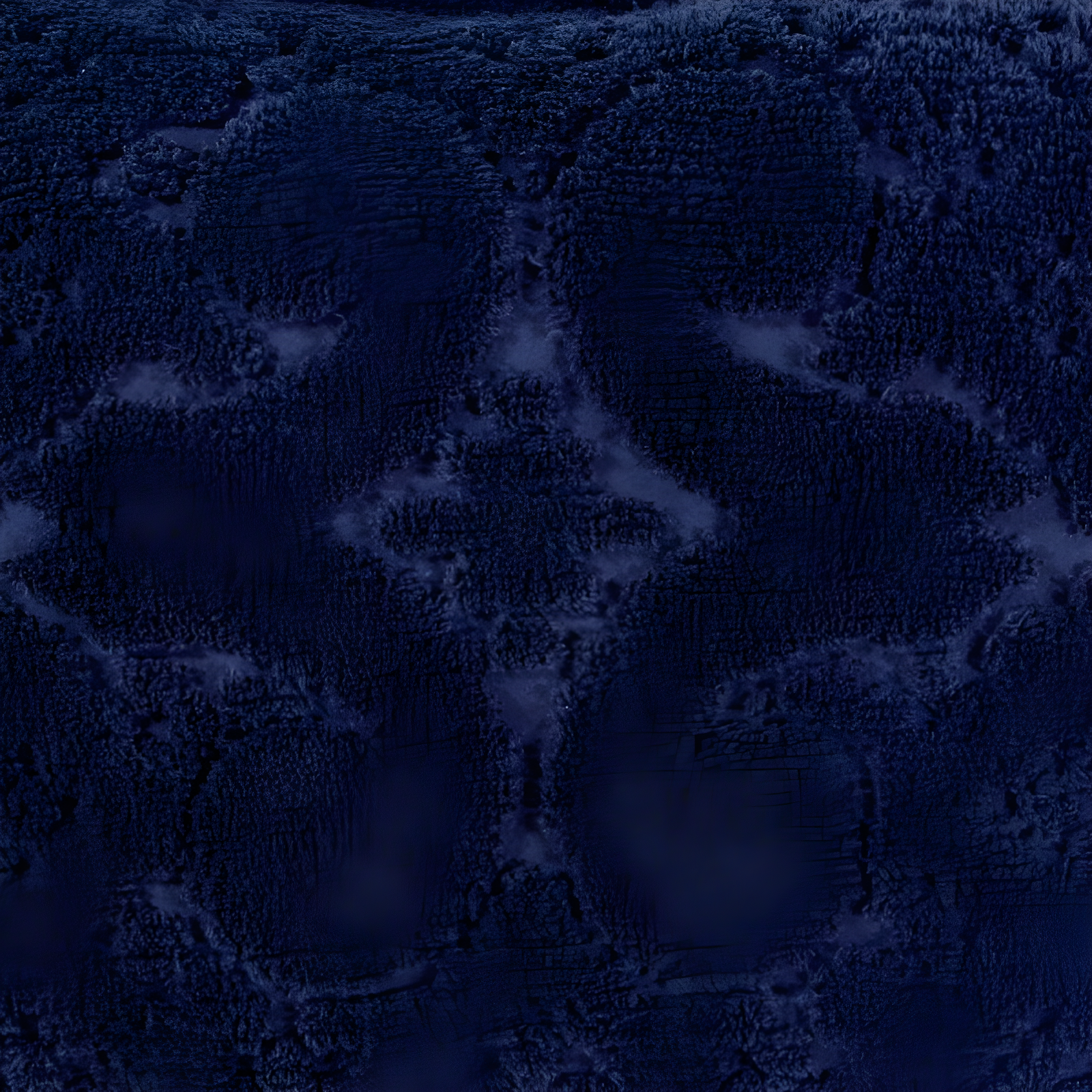 Better Trends Ashton – Luxurious 100% Cotton Tufted Euro Sham in Medallion Design, Super Soft & Lightweight, 26” x 26”, Navy