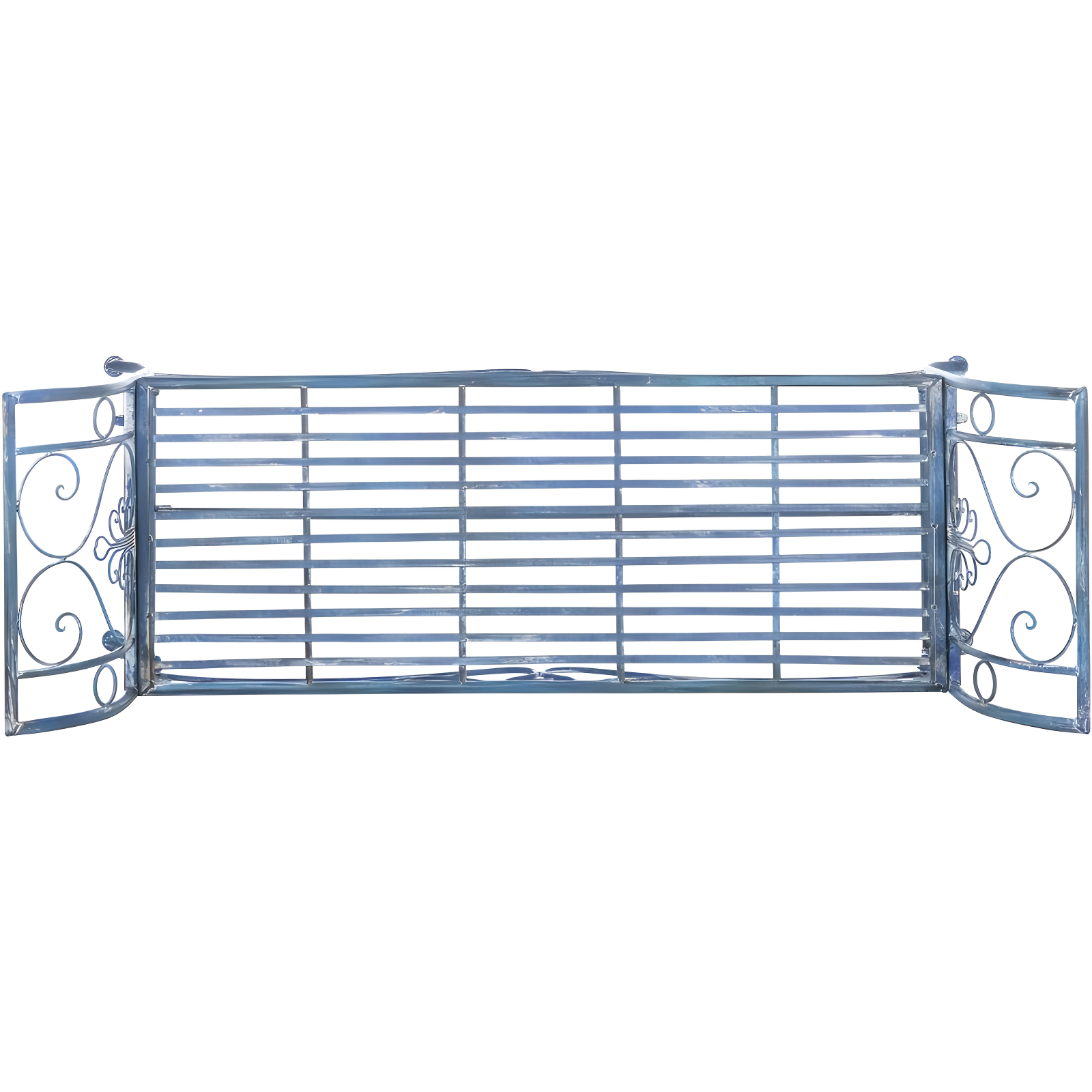 Adina Bench - Outdoor - PAT5016 - Mossy Blue - Safavieh