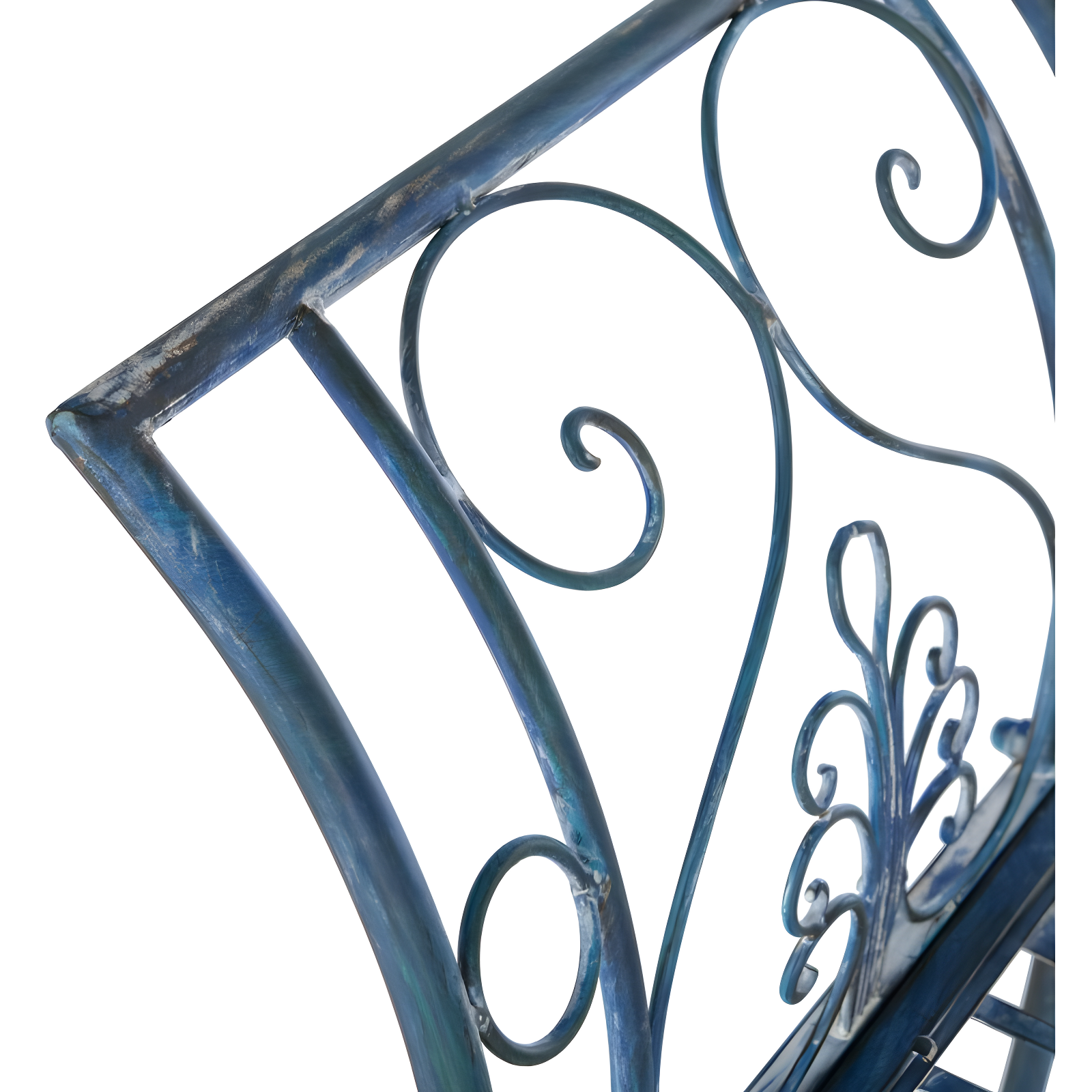 Adina Bench - Outdoor - PAT5016 - Mossy Blue - Safavieh