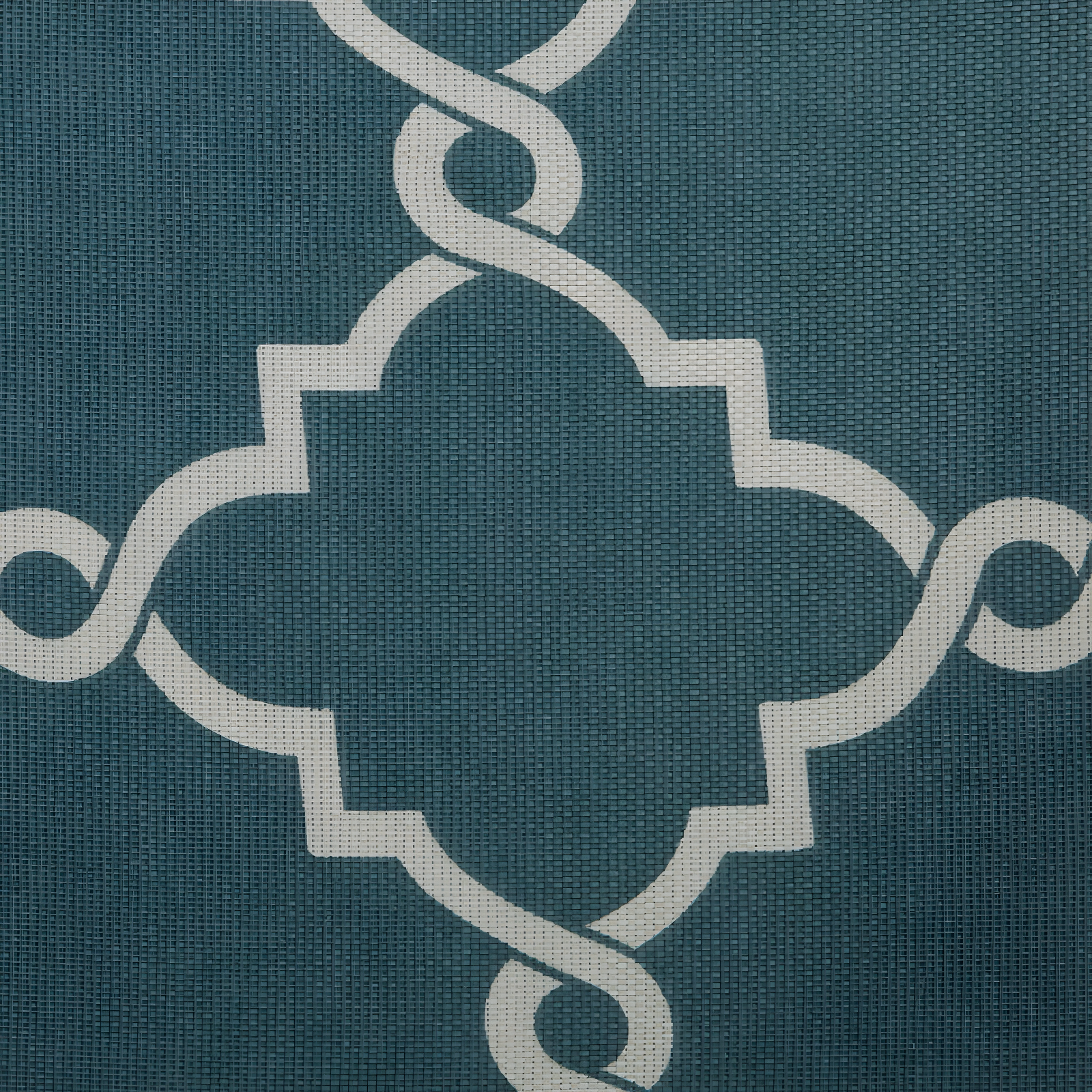 Madison Park Fretwork Print Grommet Top Window Curtain Panel