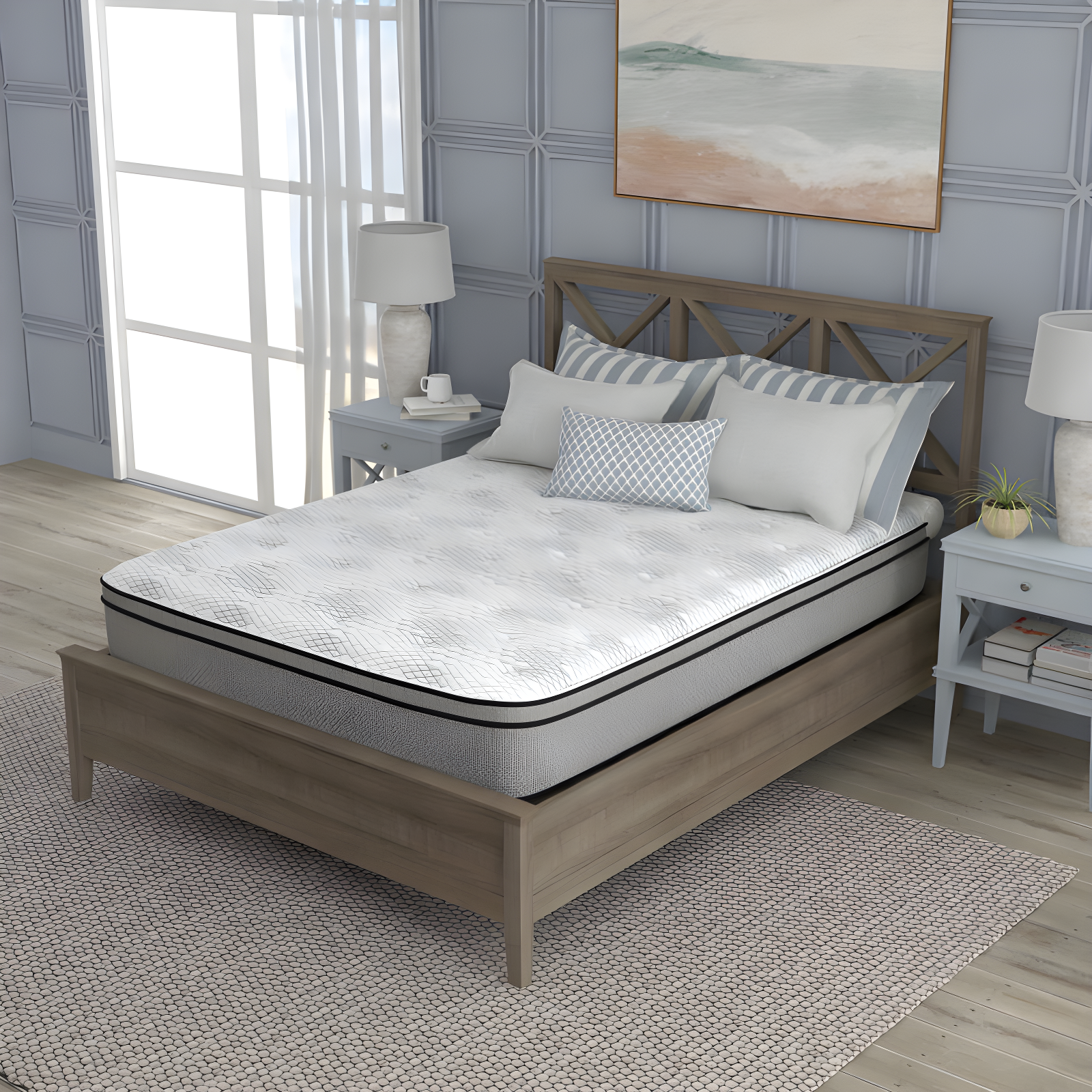 Sleep Inc. Sleep Inc. Sleep Solutions Medium Hybrid Mattress