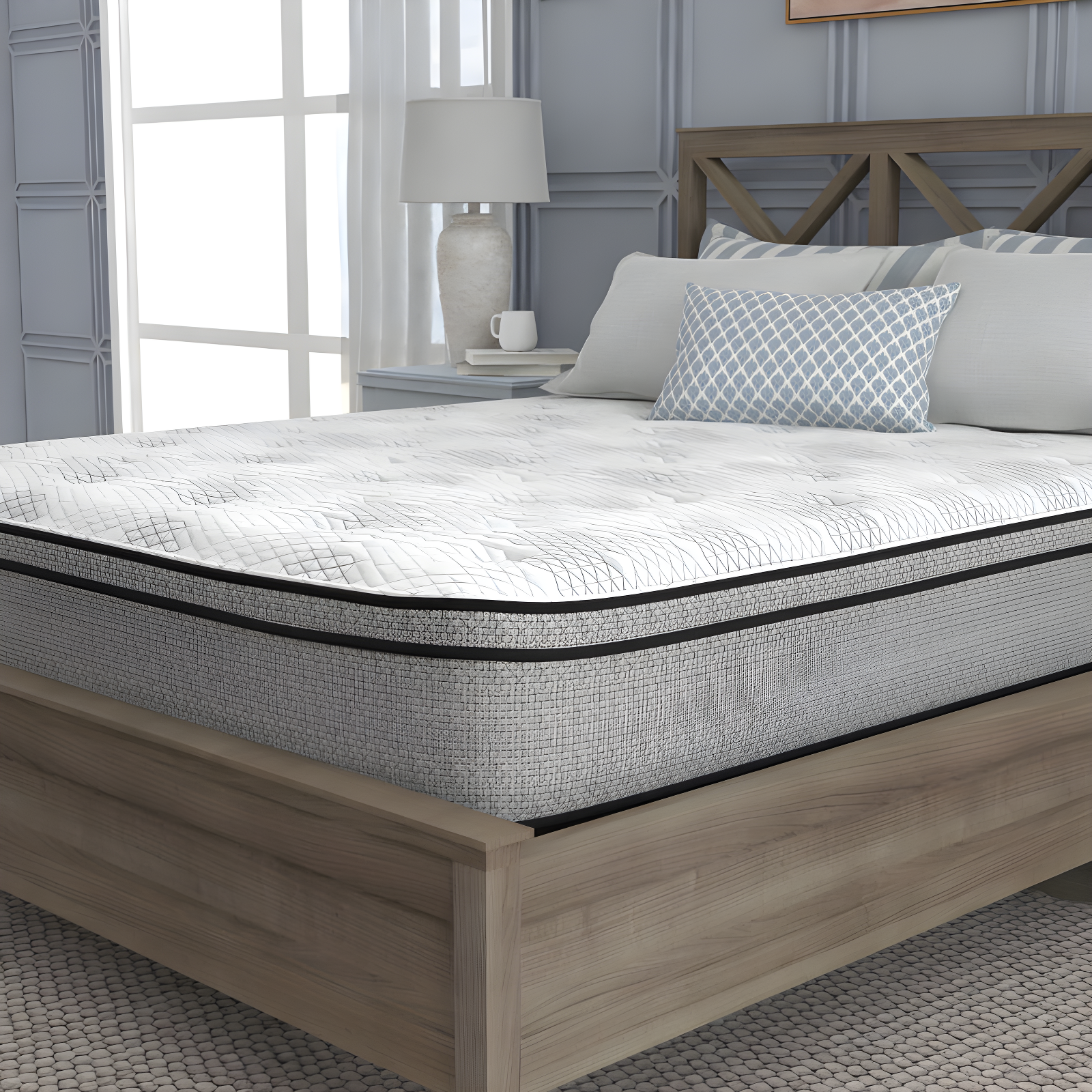 Sleep Inc. Sleep Inc. Sleep Solutions Medium Hybrid Mattress
