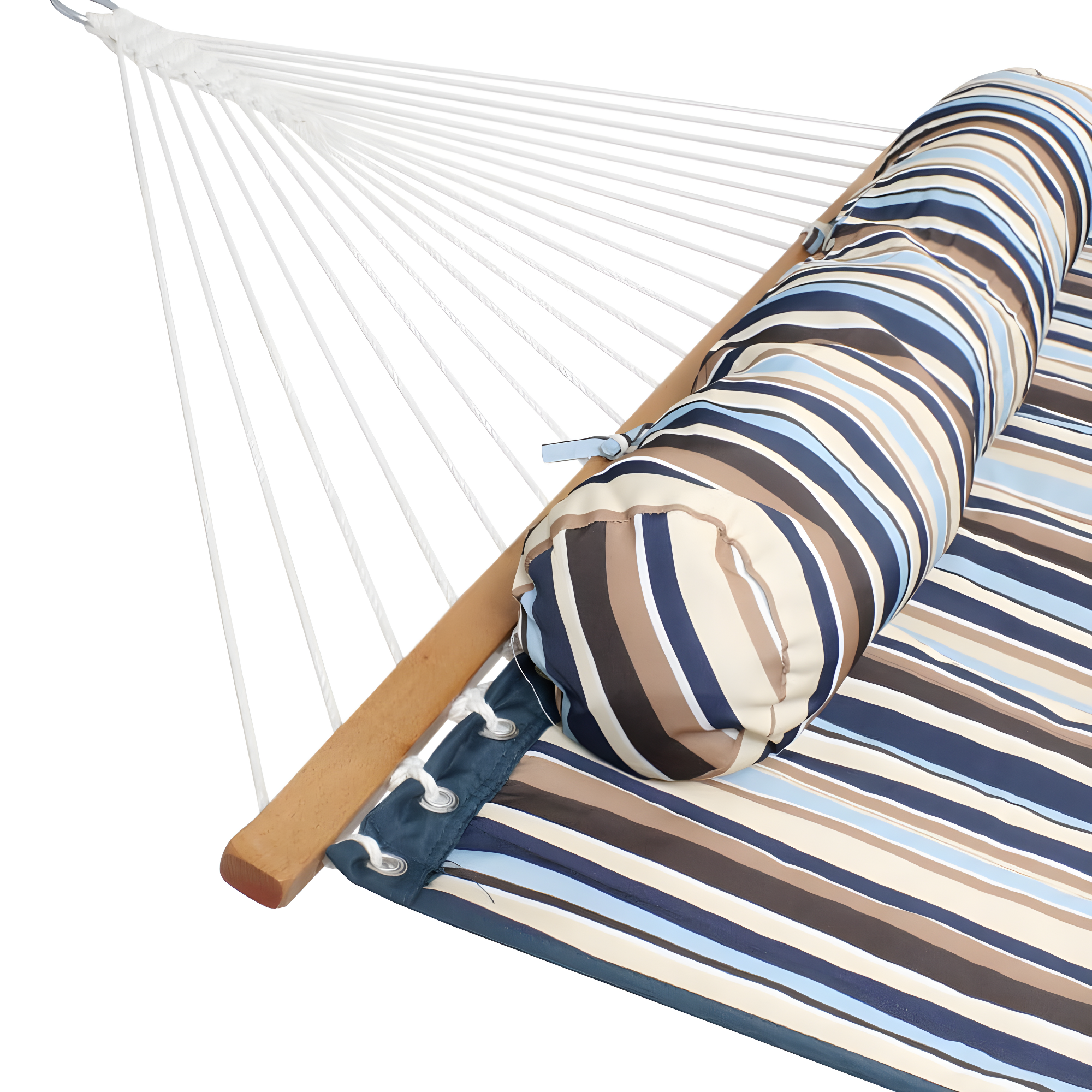 2-Person Quilted Polyester Spreader Bar Hammock
