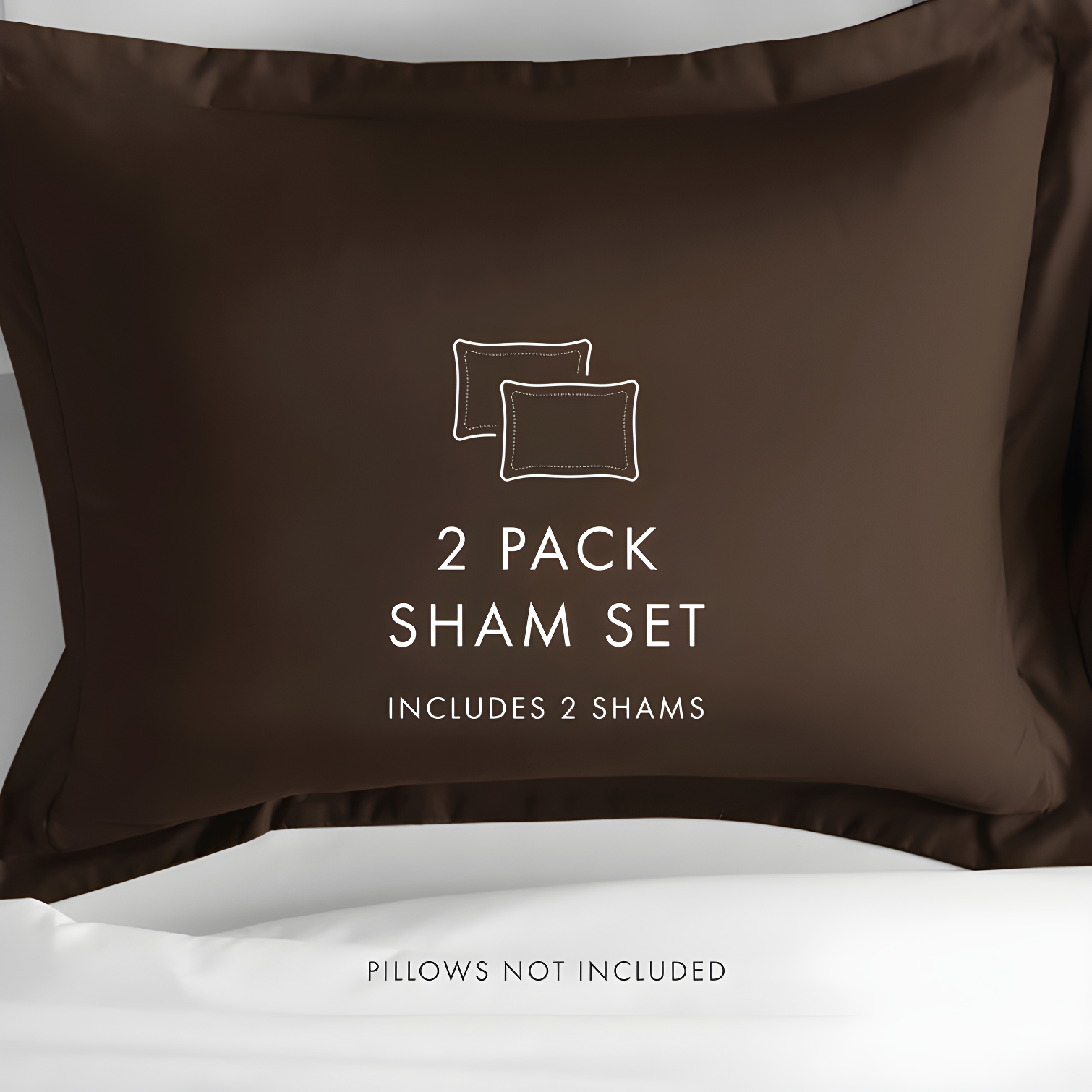 Pillow Shams 2-Pack Microfiber Ultra Soft Bedding (Set of 2)