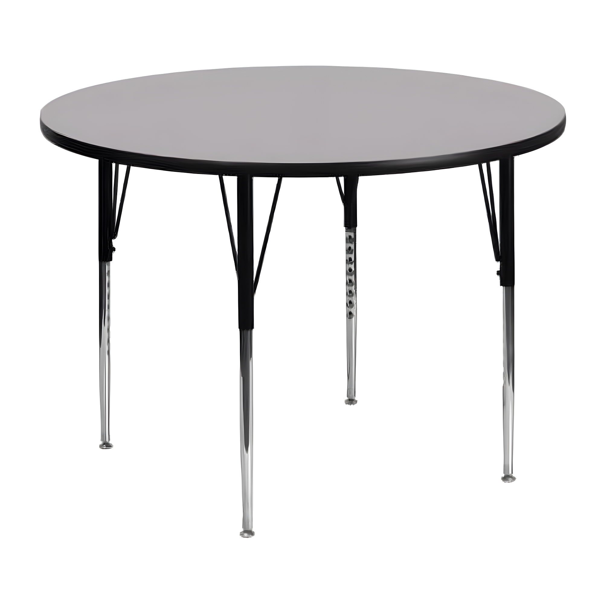Goddard 42'' Round Thermal Laminate Activity Table - Adjustable Legs