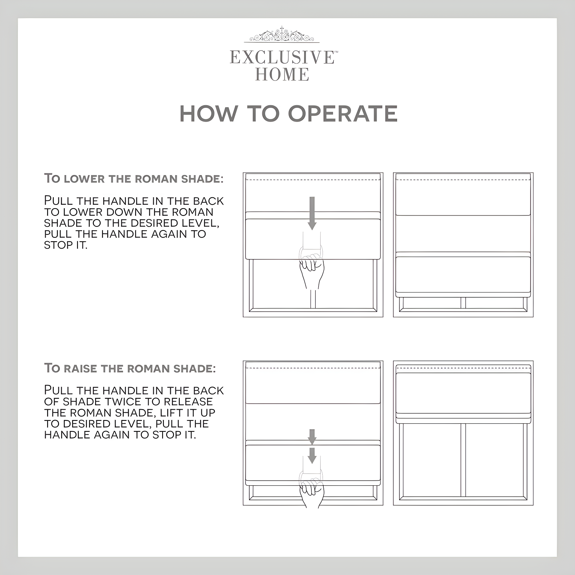 Amalgamated Textiles Exclusive Home Prague Trellis 100% Blackout Roman Shade