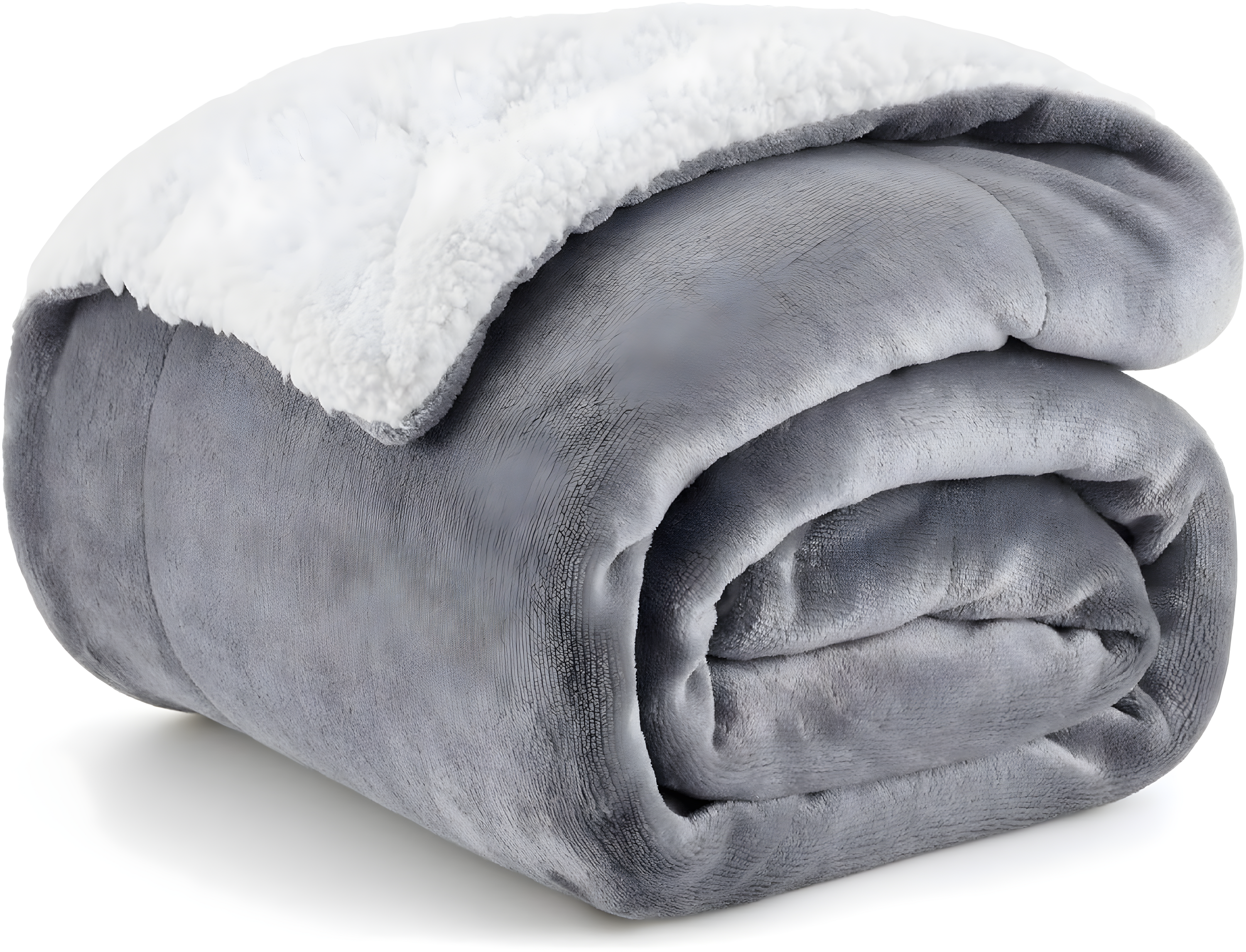 Sherpa Fleece Throw Blanket For Couch - Thick And Warm Blanket For Winter, Soft Fuzzy Plush Christmas Blanket Gift